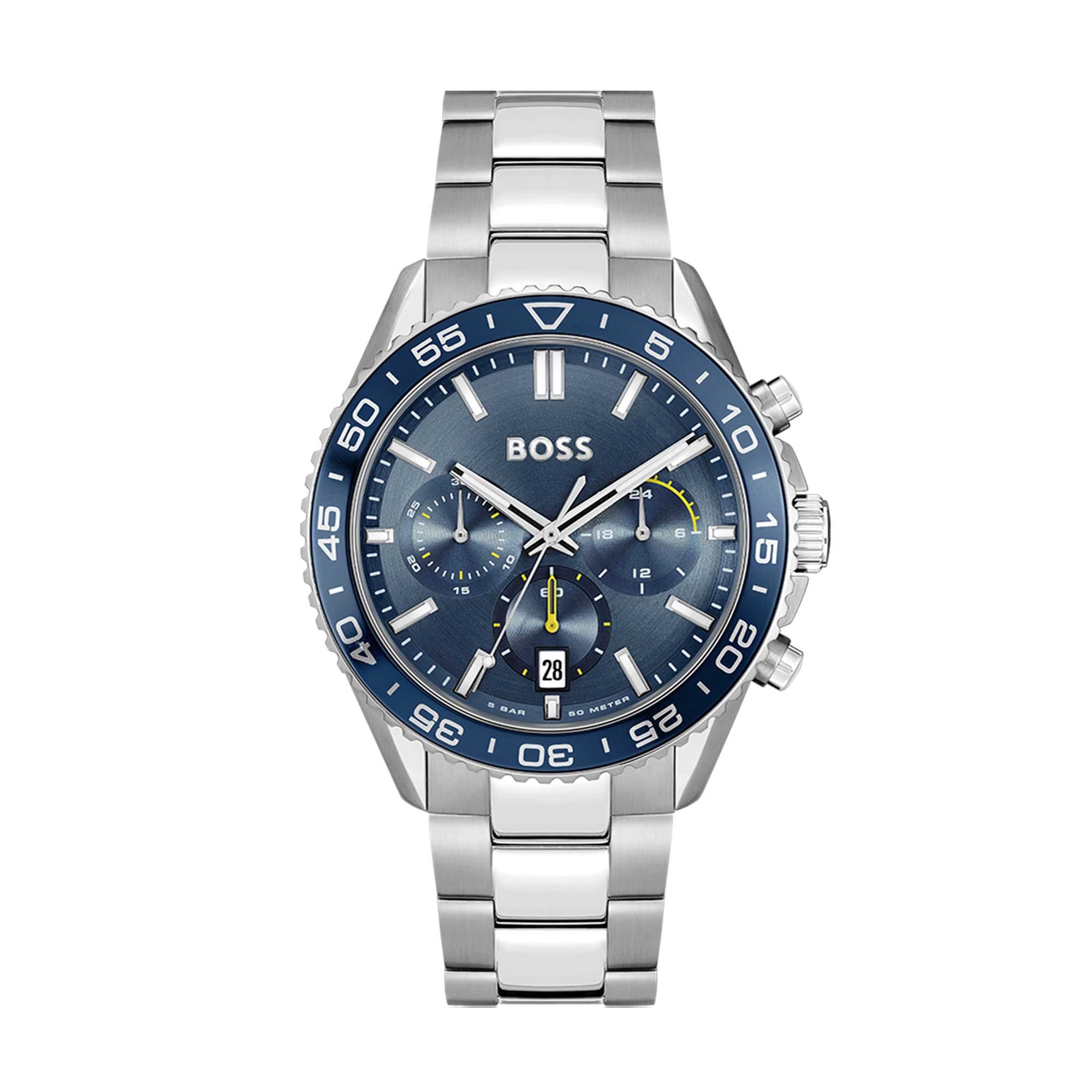 BOSS 1514143 Runner Men's Blue Chronograph Stainless Steel Watch