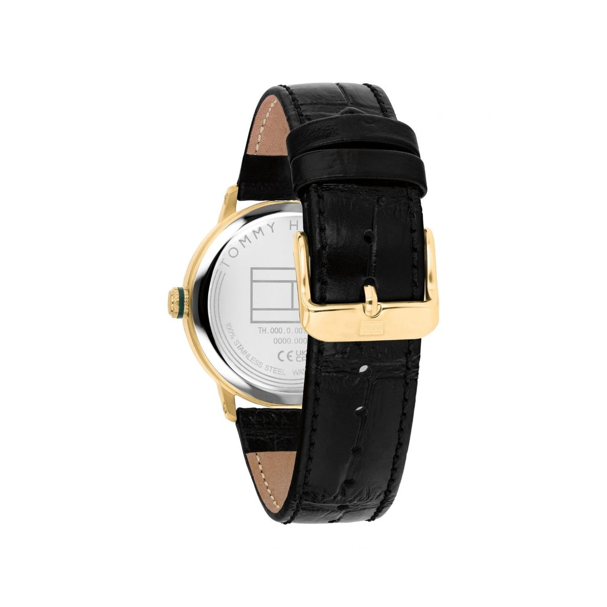 Tommy Hilfiger TH-Oxford Black Leather, Green 1710801