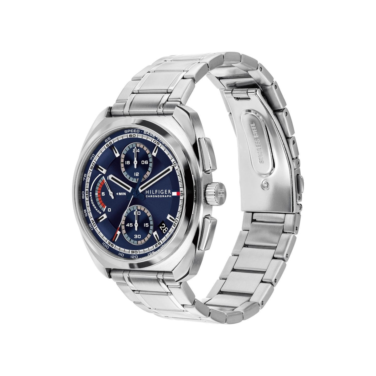 Tommy Hilfiger Cole Silver-tone, Blue 1792273