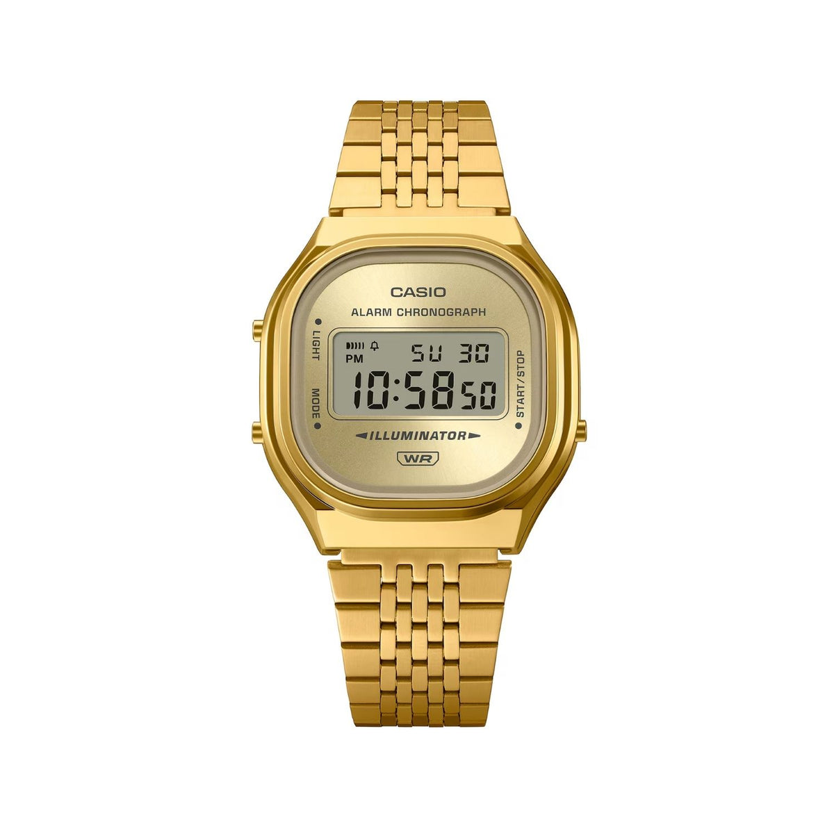 Casio Vintage Digital Gold-tone A140WEG-9AEF