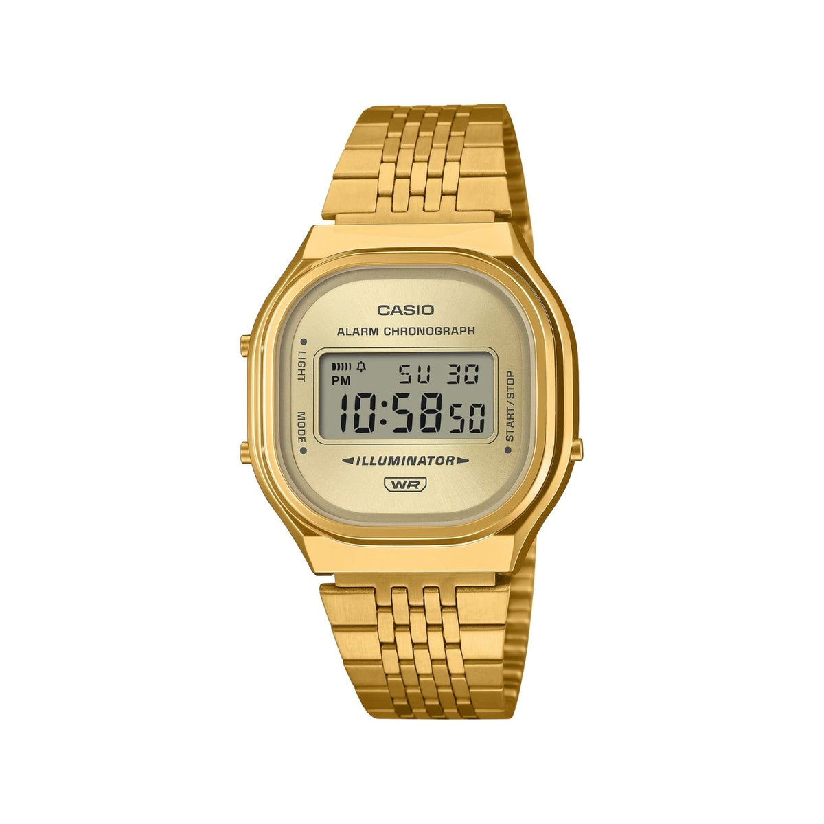 Casio Vintage Digital Gold-tone A140WEG-9AEF