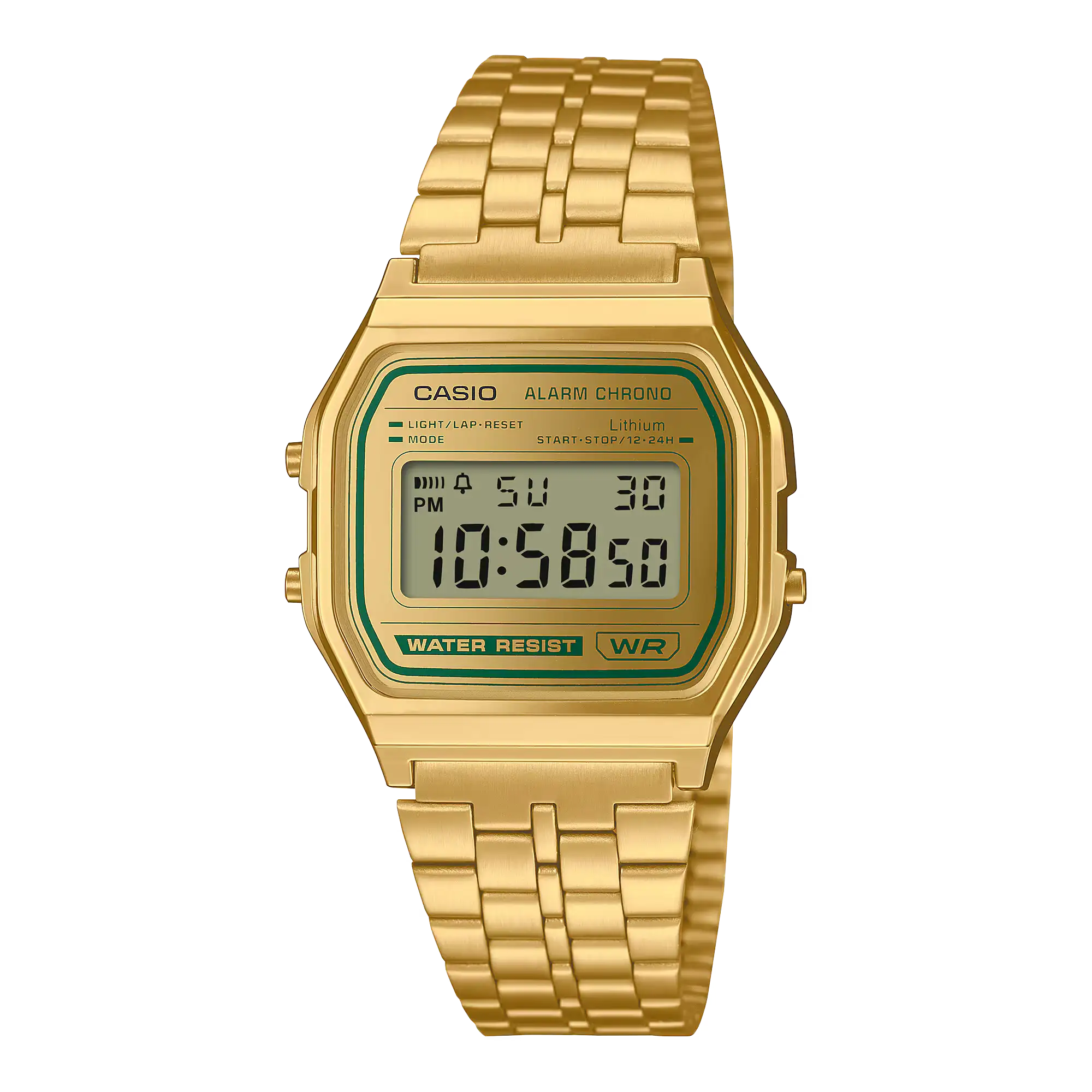 Casio Vintage Gold Tone Watch A158WEGV-9AEF