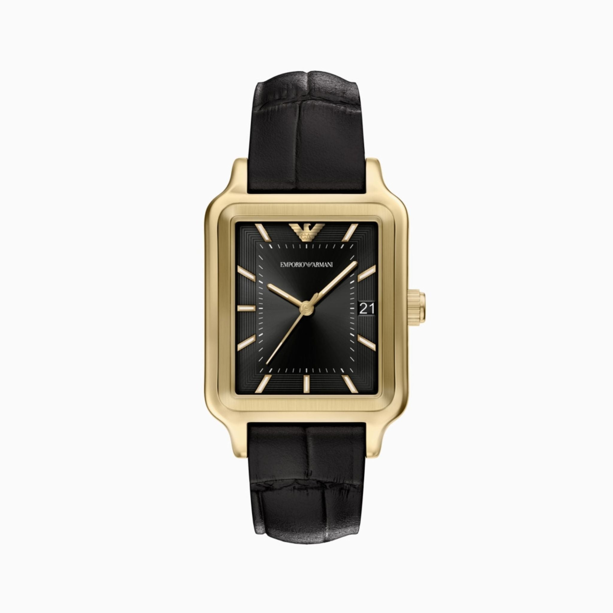 Emporio Armani Black Leather AR11757