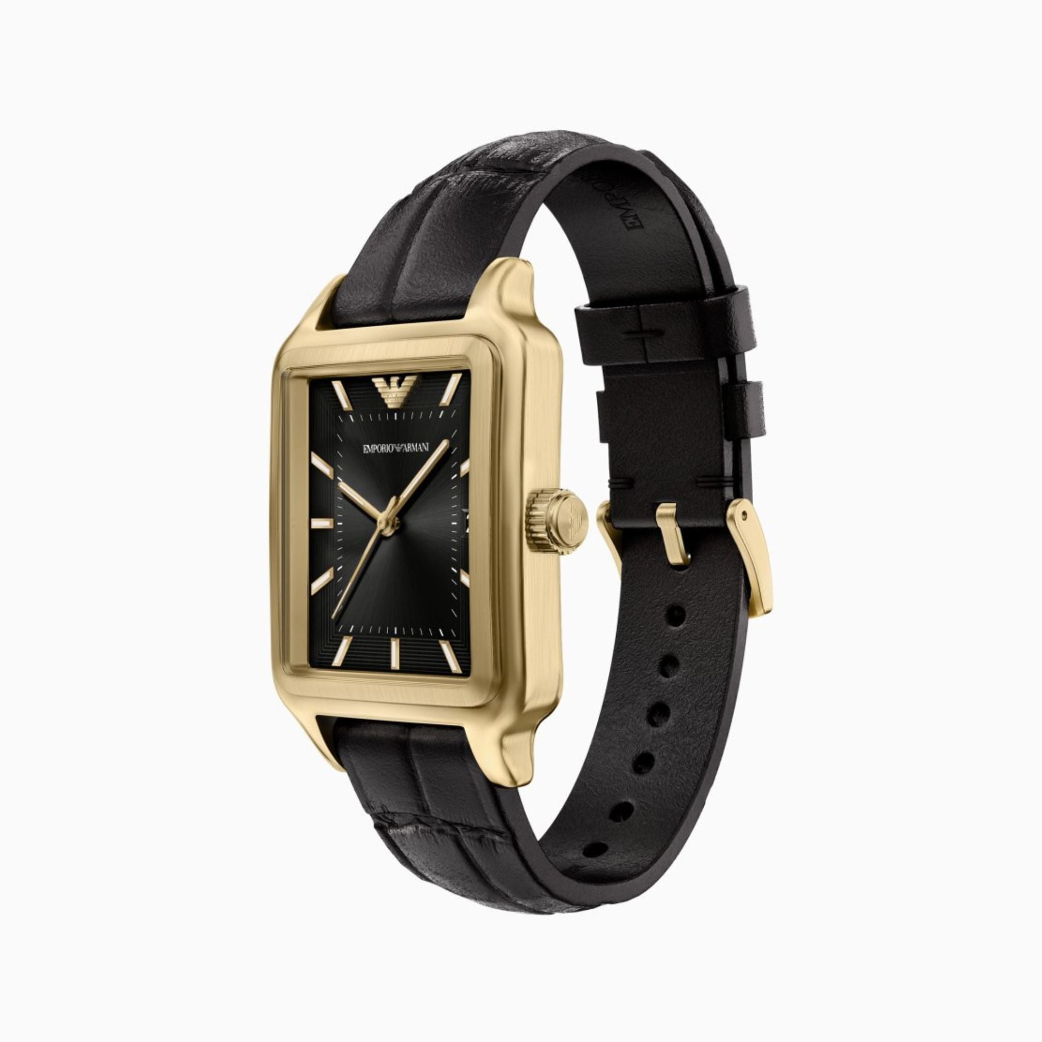 Emporio Armani Black Leather AR11757