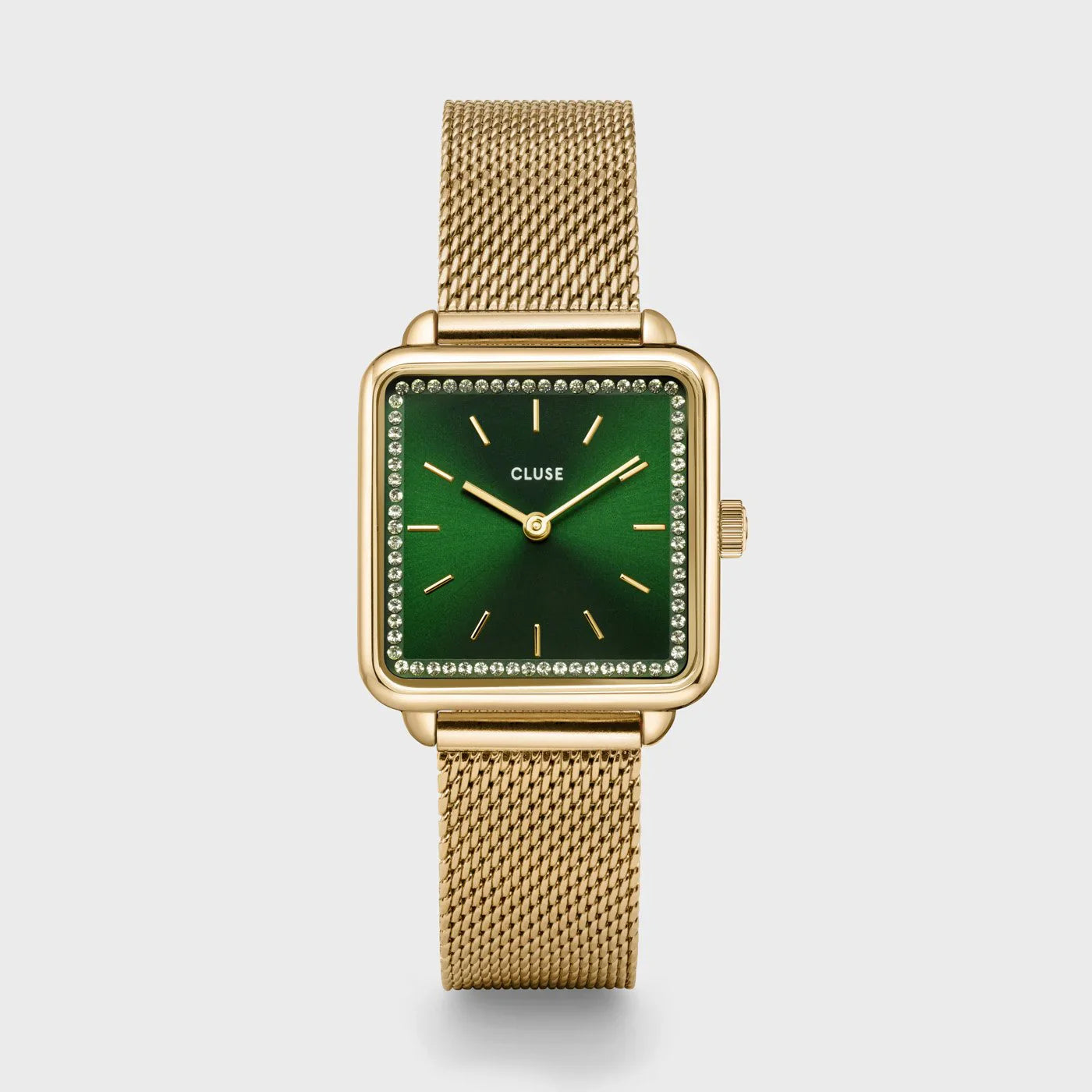Cluse La Tétragone CW10309 Gold Green Ladies’ Watch