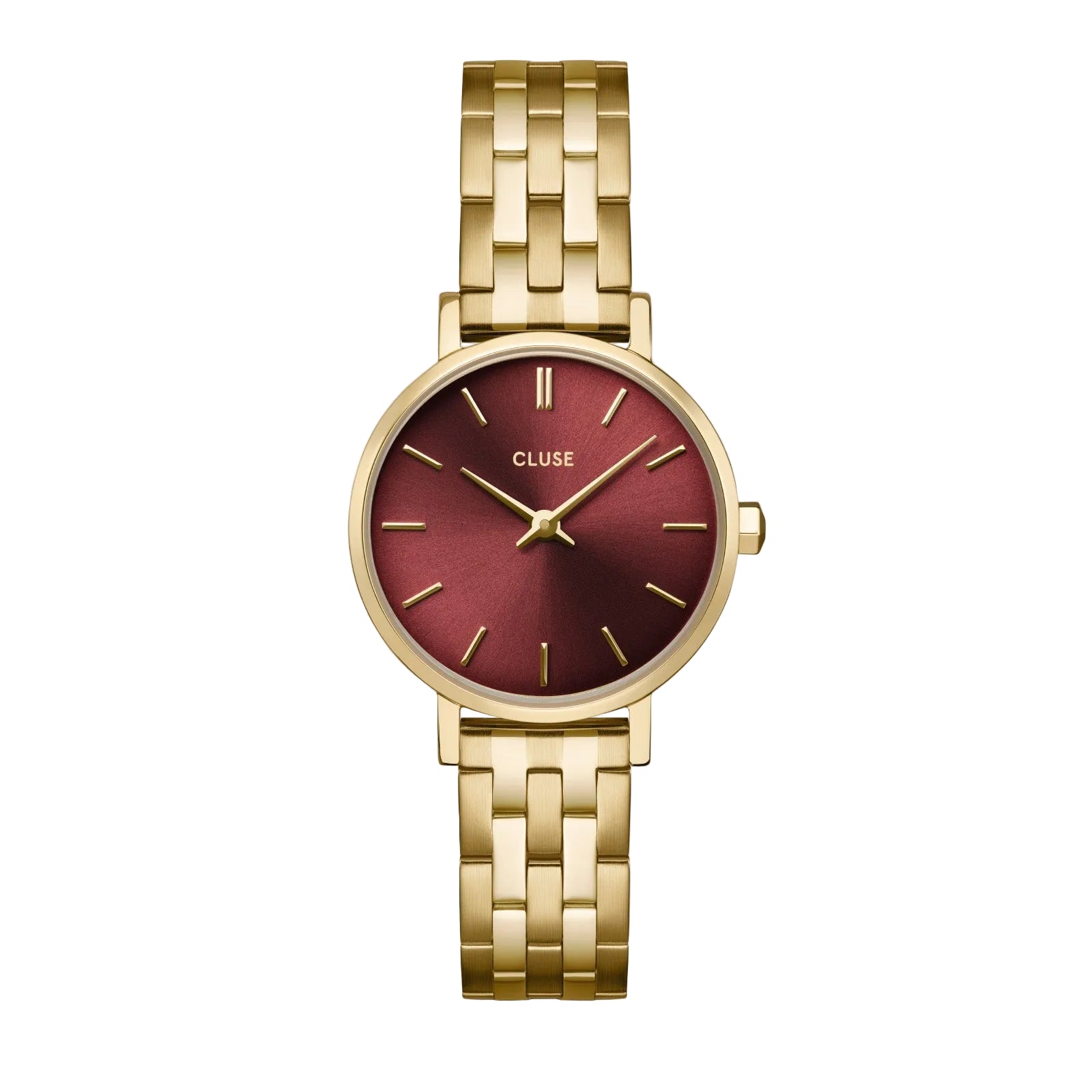 Cluse Boho Chic Petite CW10505 Gold Dark Cherry Ladies’ Watch