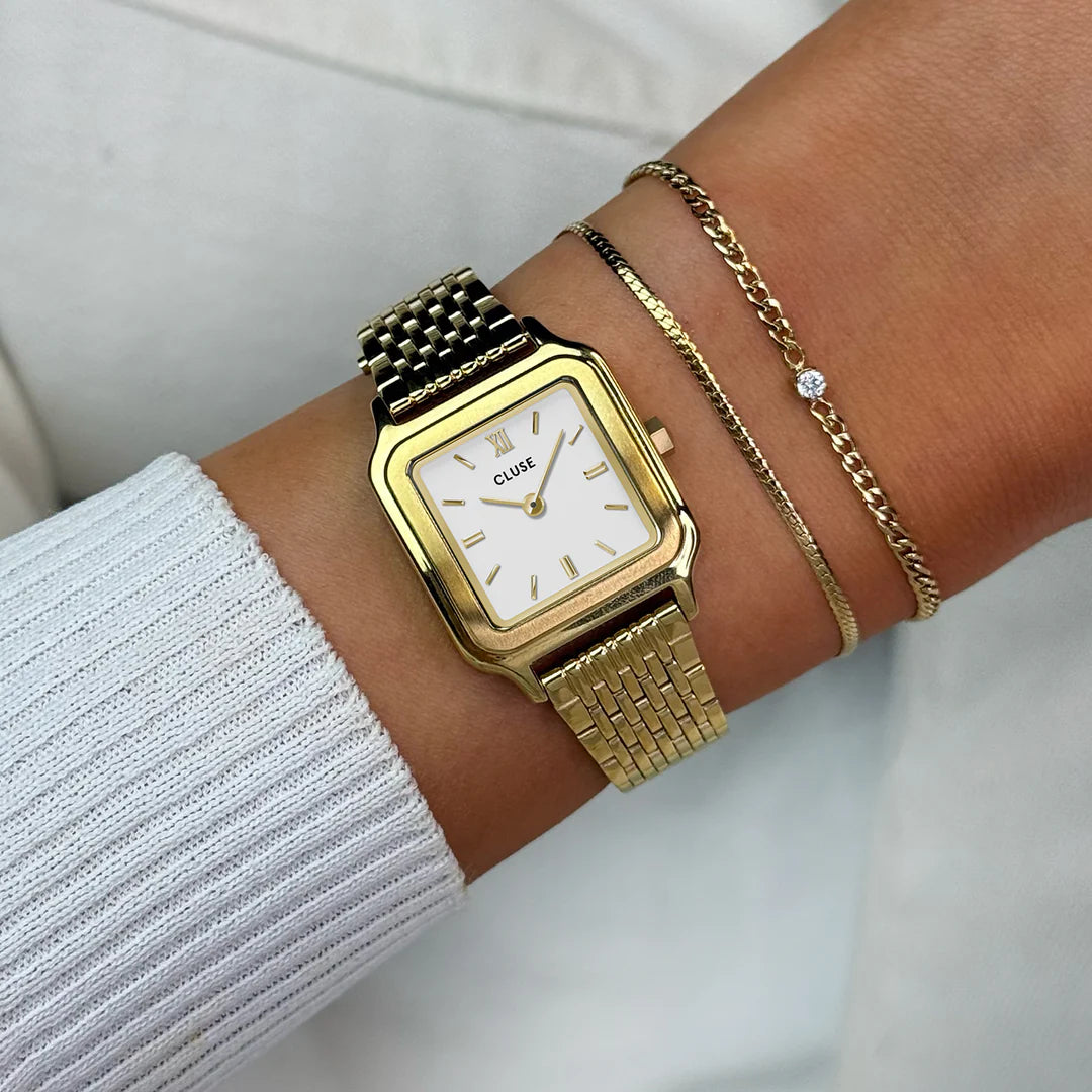 Cluse Gracieuse Petite CW11815 Gold White Ladies Watch