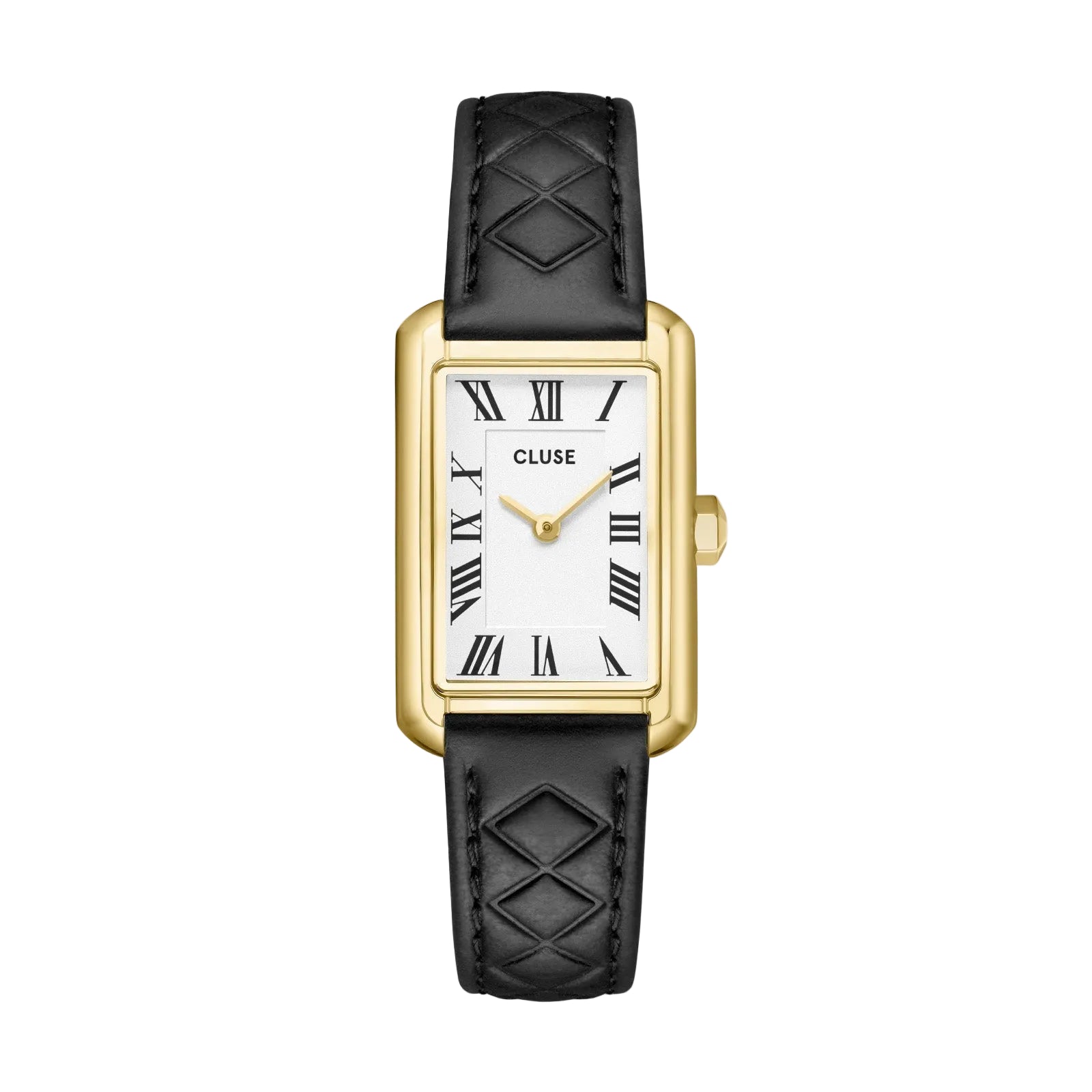 Cluse Belisenna CW15005 Black Quilted Leather Ladies’ Watch