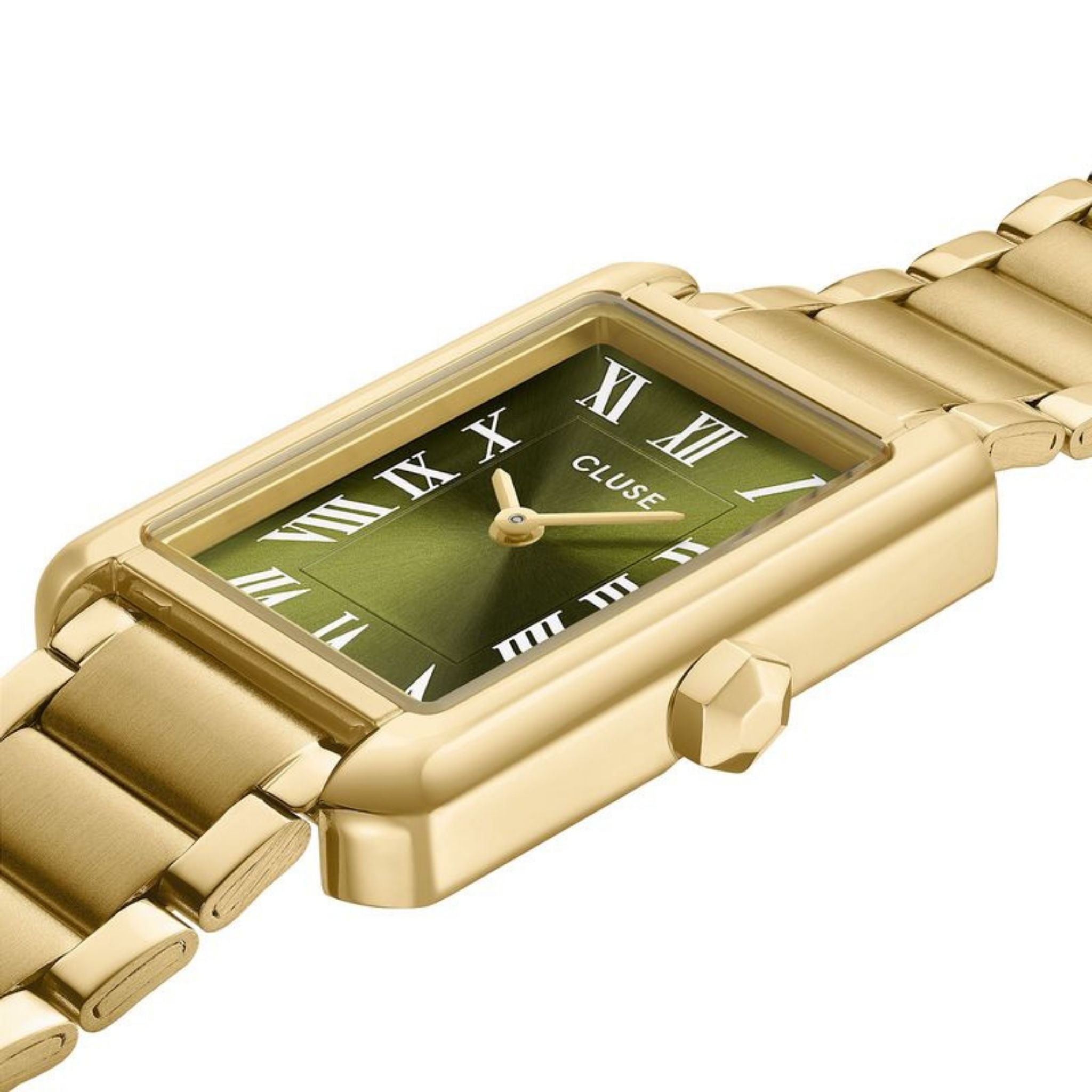 Cluse Belisenna Watch, Olive Green Dial CW15007