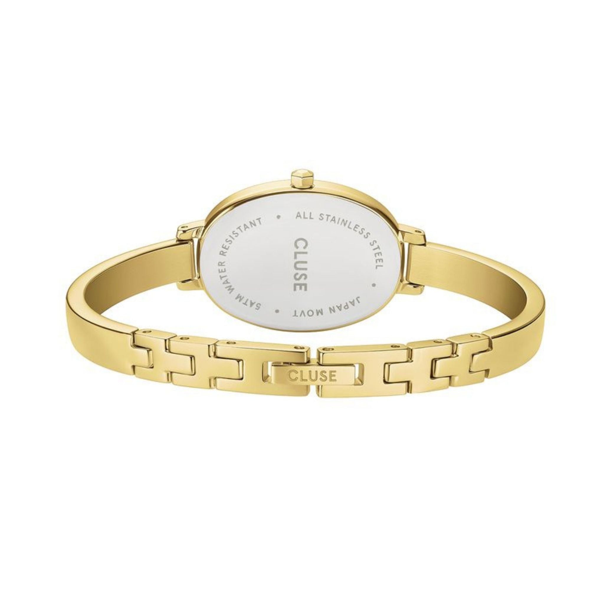 Cluse L'Ovale Watch, Gold, White Dial CW16101