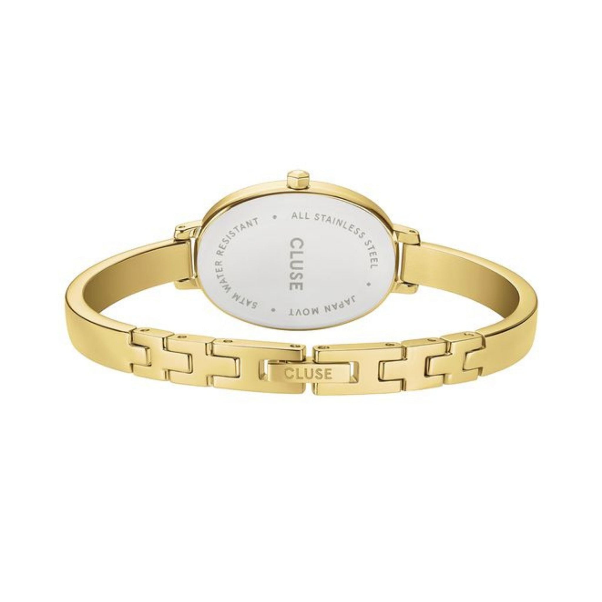 Cluse L'Ovale Watch, Gold, Olive Green Dial CW16103