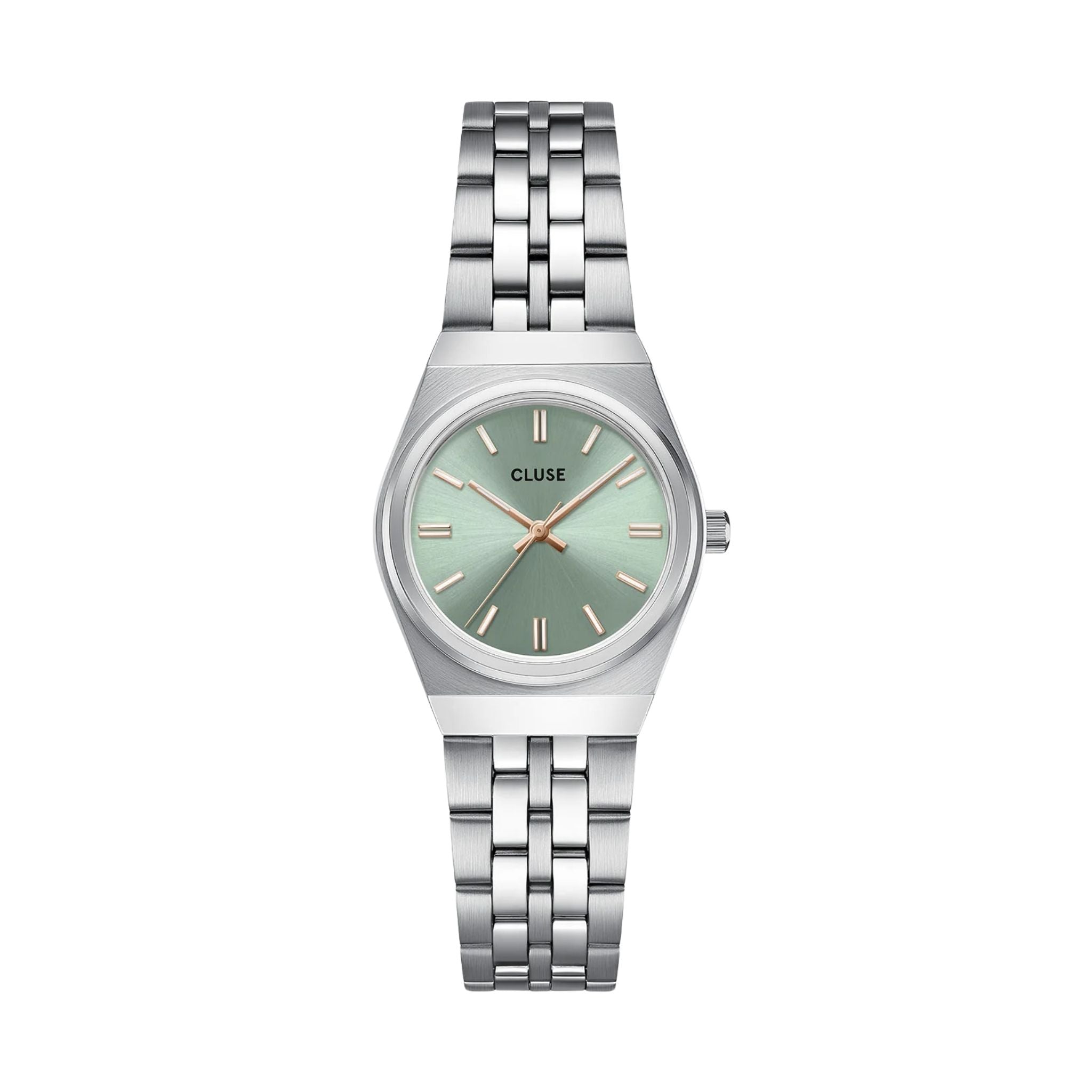 Cluse Retro 70s Mini Watch, Sage Green Dial CW16301