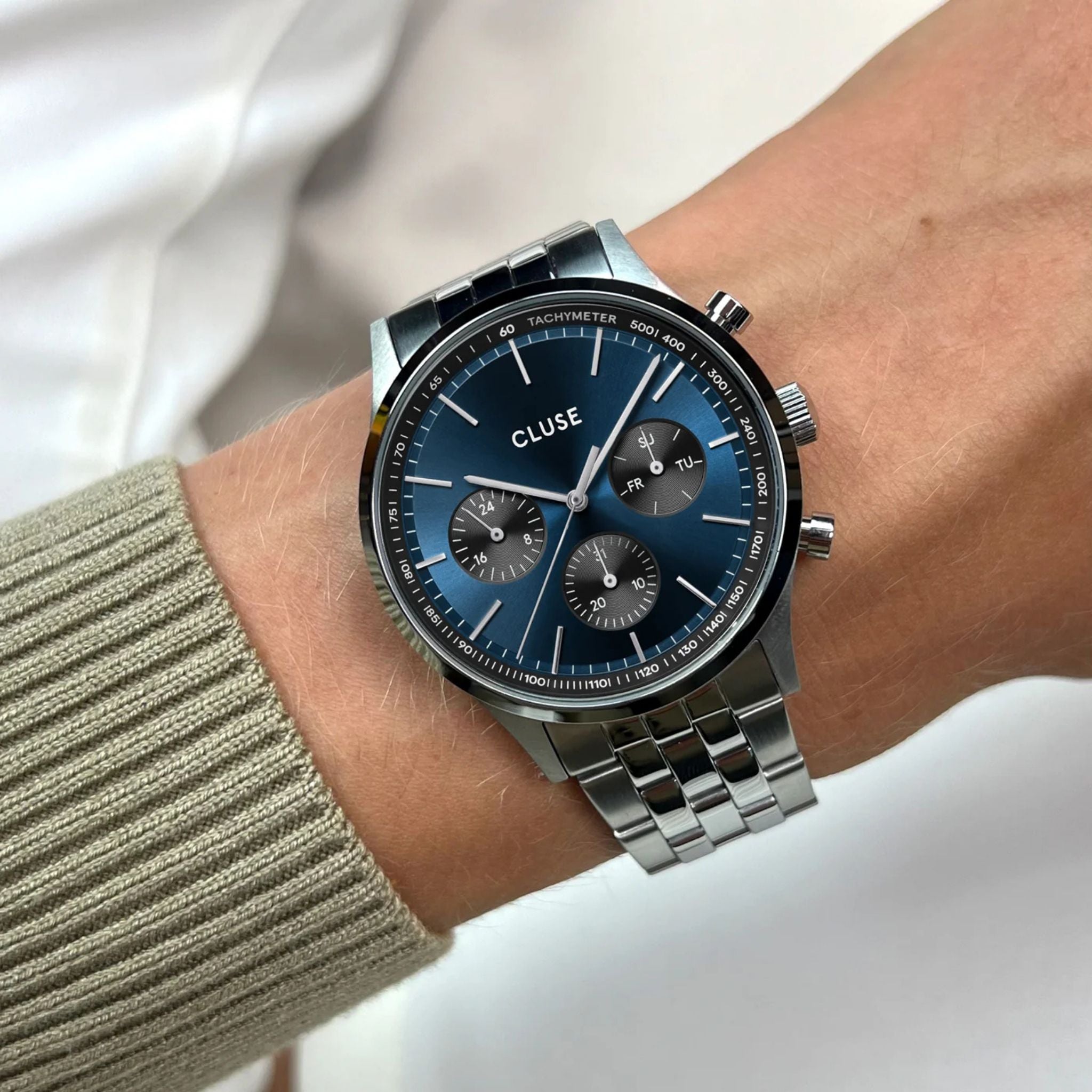 Cluse Anthéor Multifunction Blue Dial CW21008