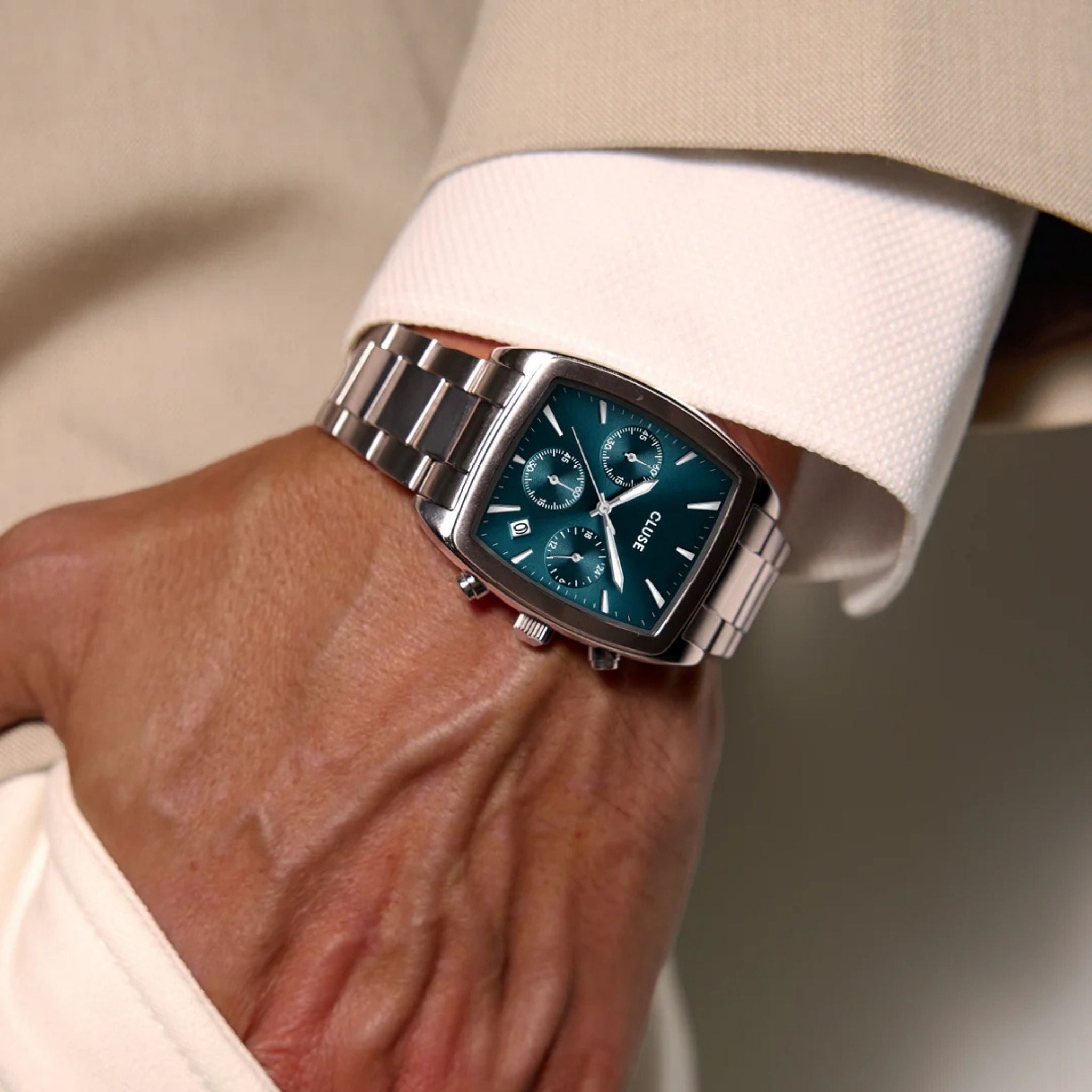 Cluse Quartaut Watch, Blue Dial CW52001