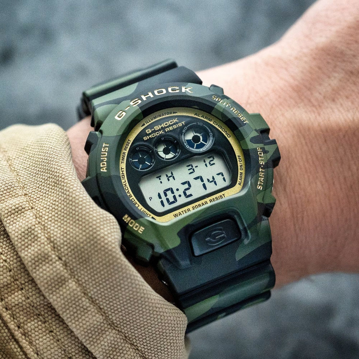 Casio G-Shock Digital Bold Camo DW-6900CMG-3ER