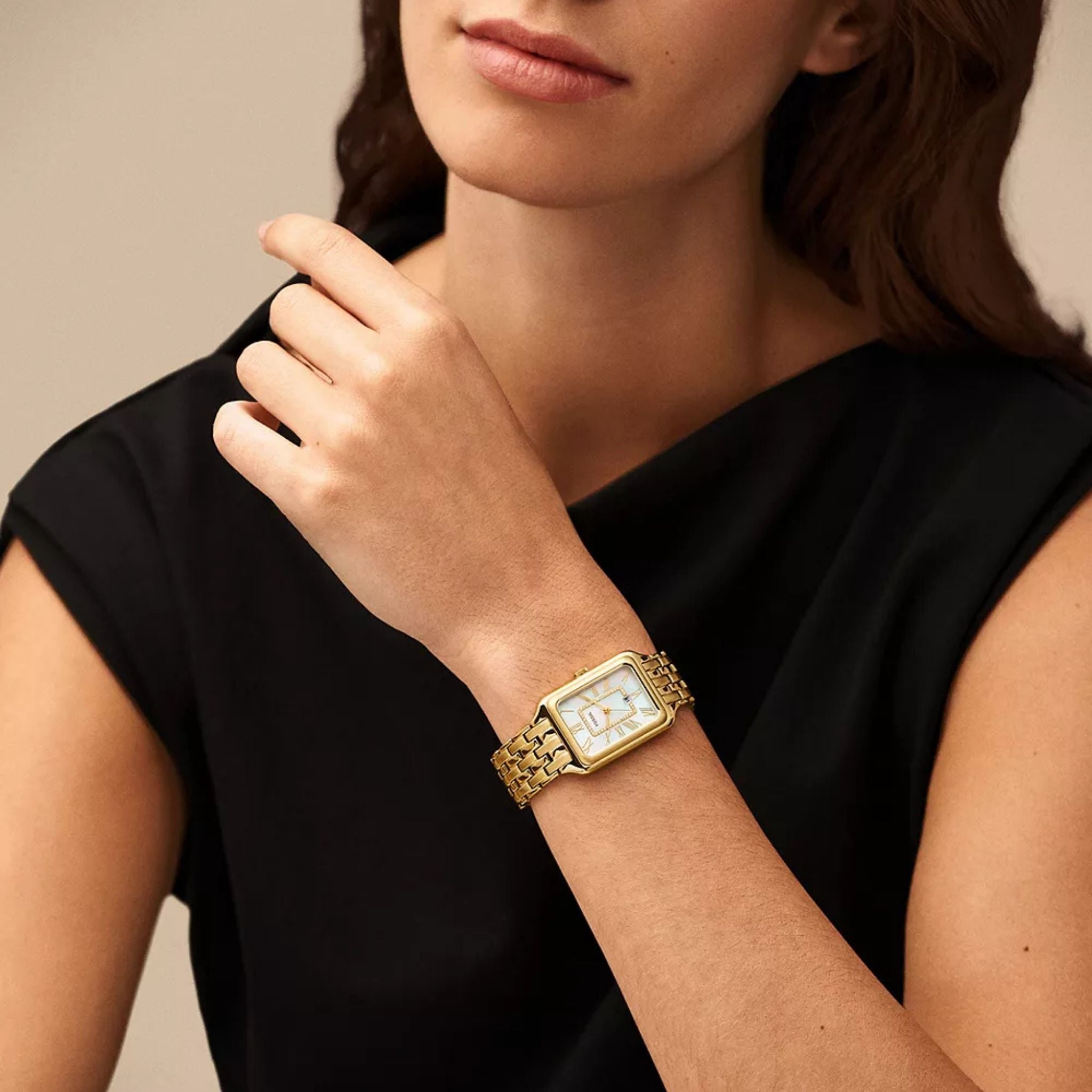 Fossil Raquel Gold-tone Date ES5304