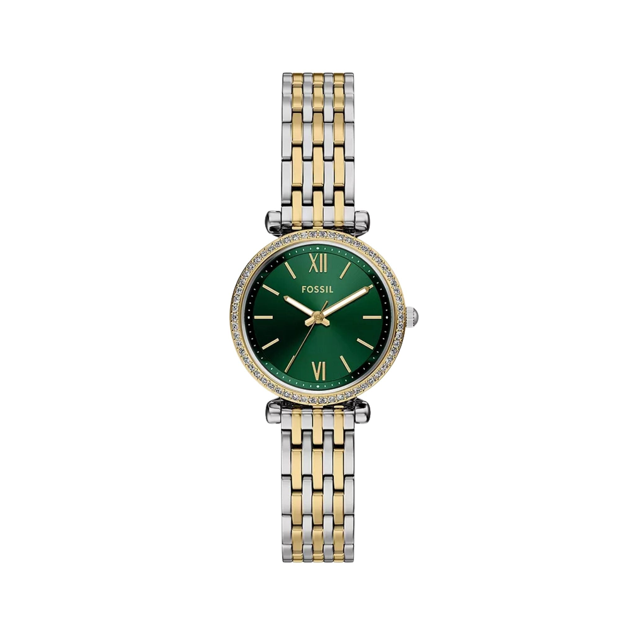Fossil Carlie Mini Green Dial ES5439