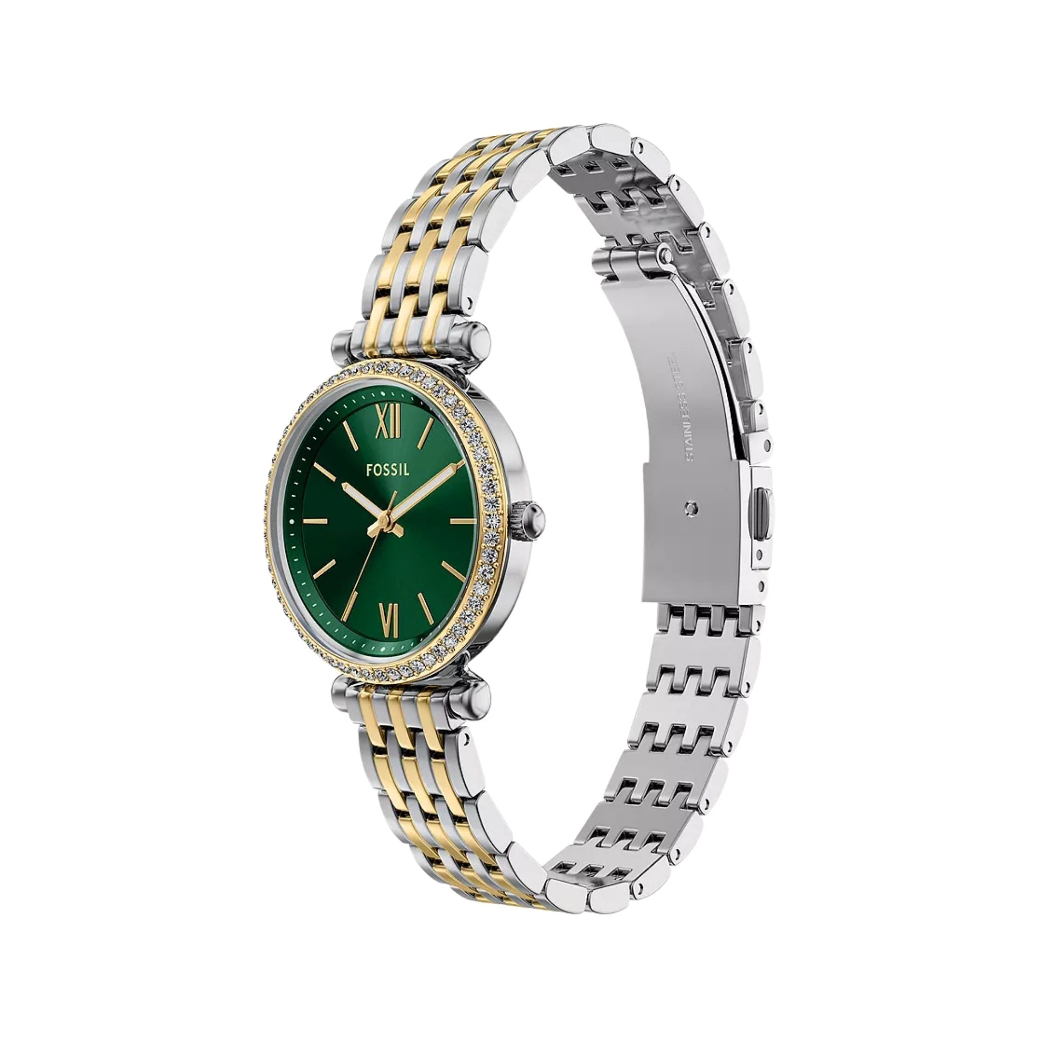 Fossil Carlie Mini Green Dial ES5439