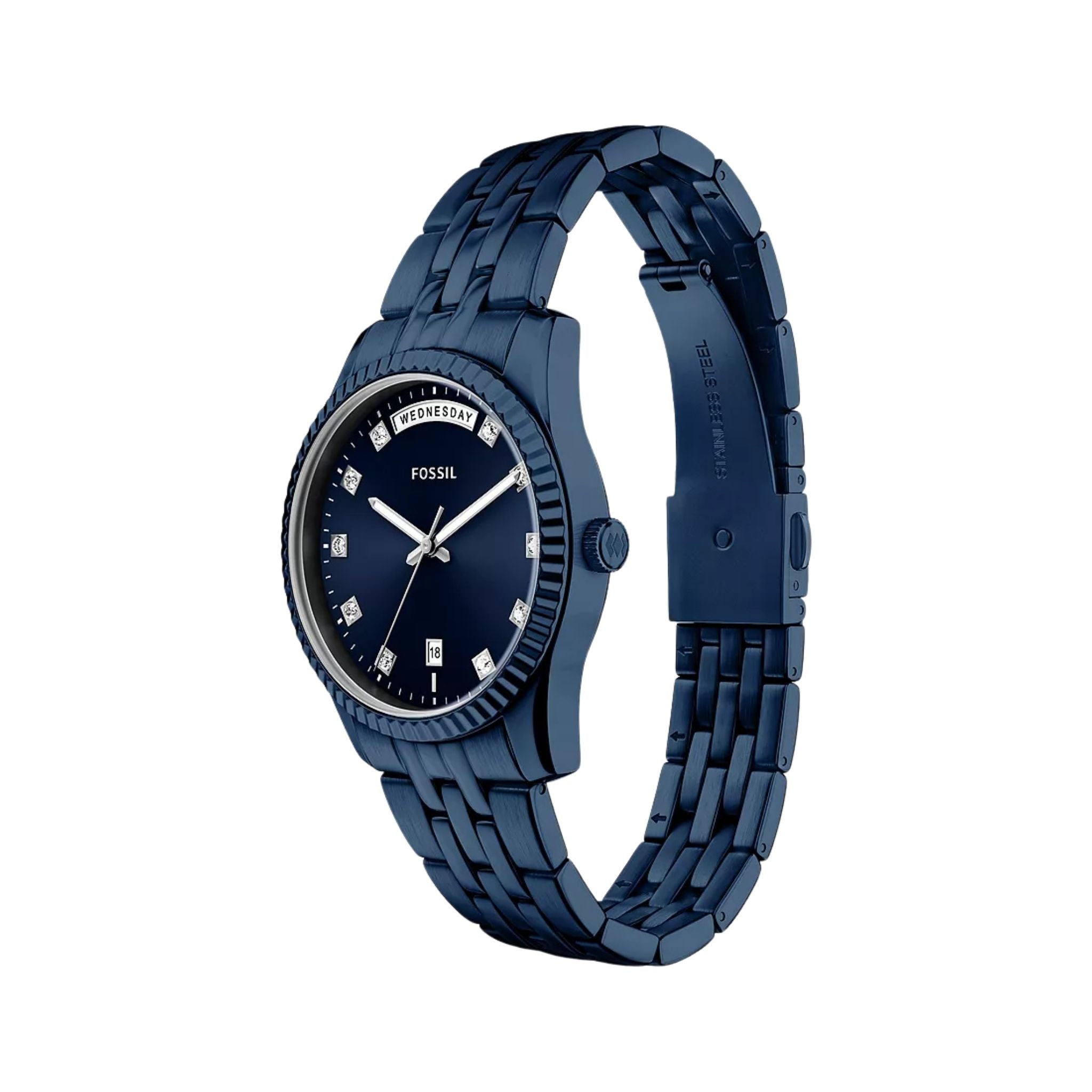 Fossil Scarlette Navy Stainless Steel ES5476