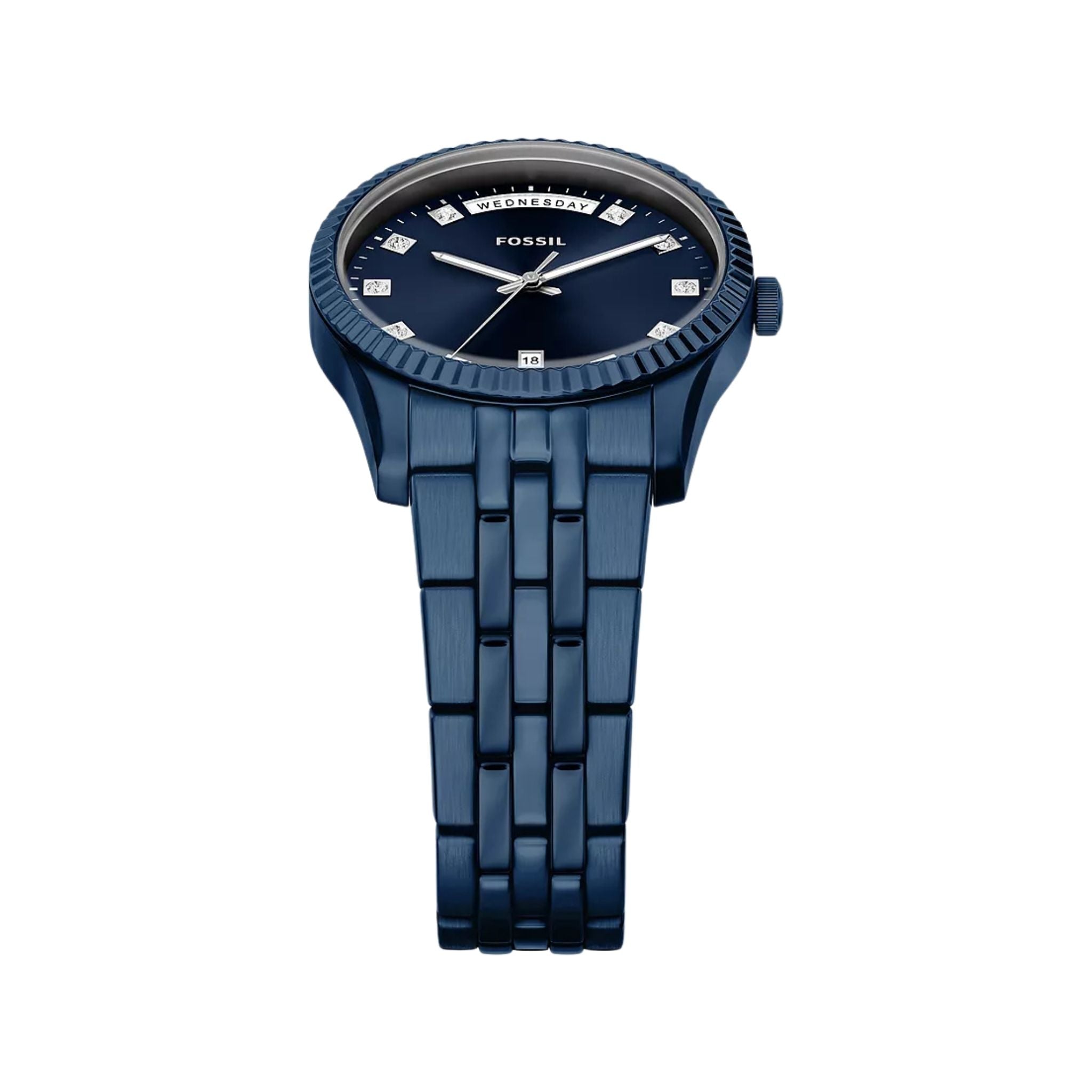 Fossil Scarlette Navy Stainless Steel ES5476