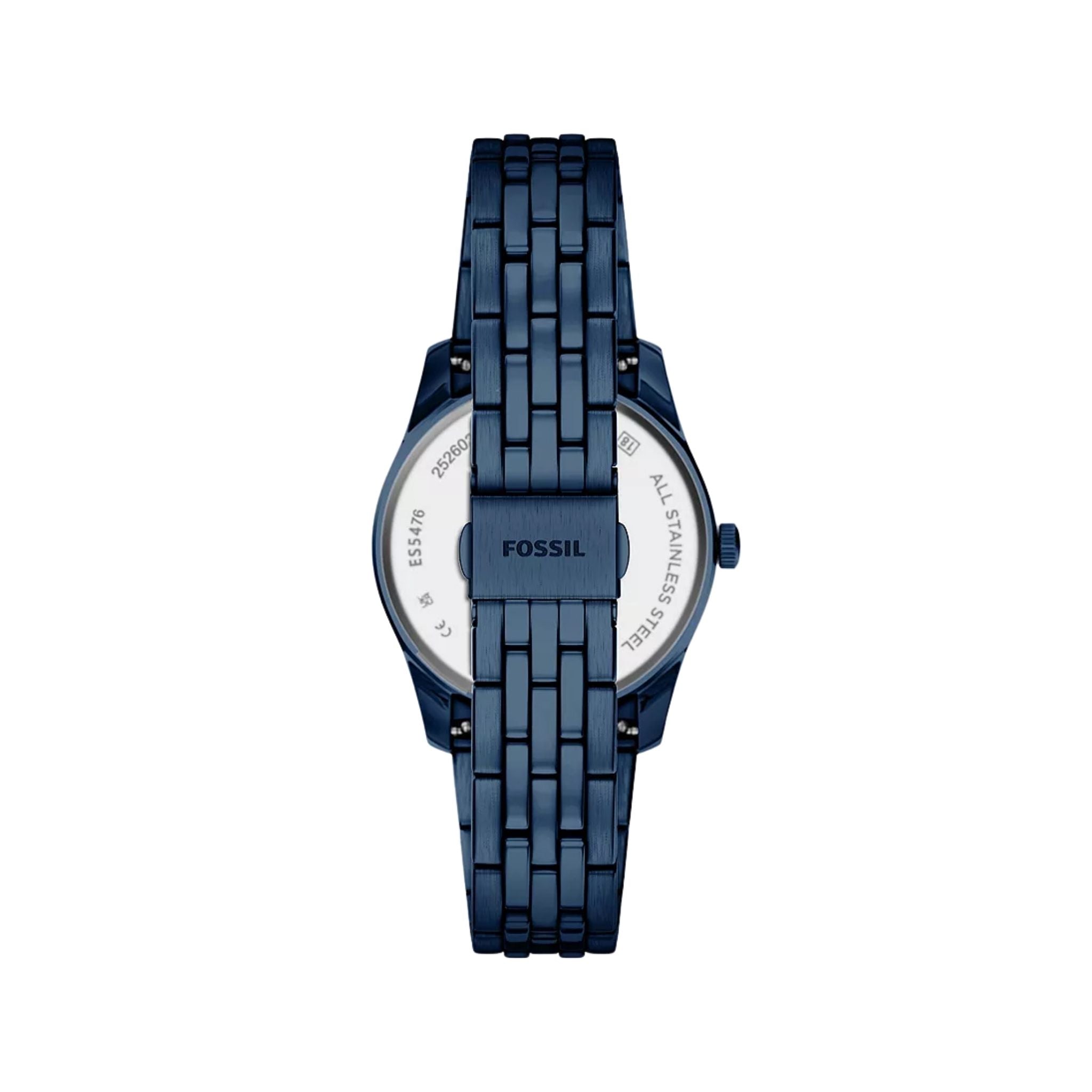 Fossil Scarlette Navy Stainless Steel ES5476