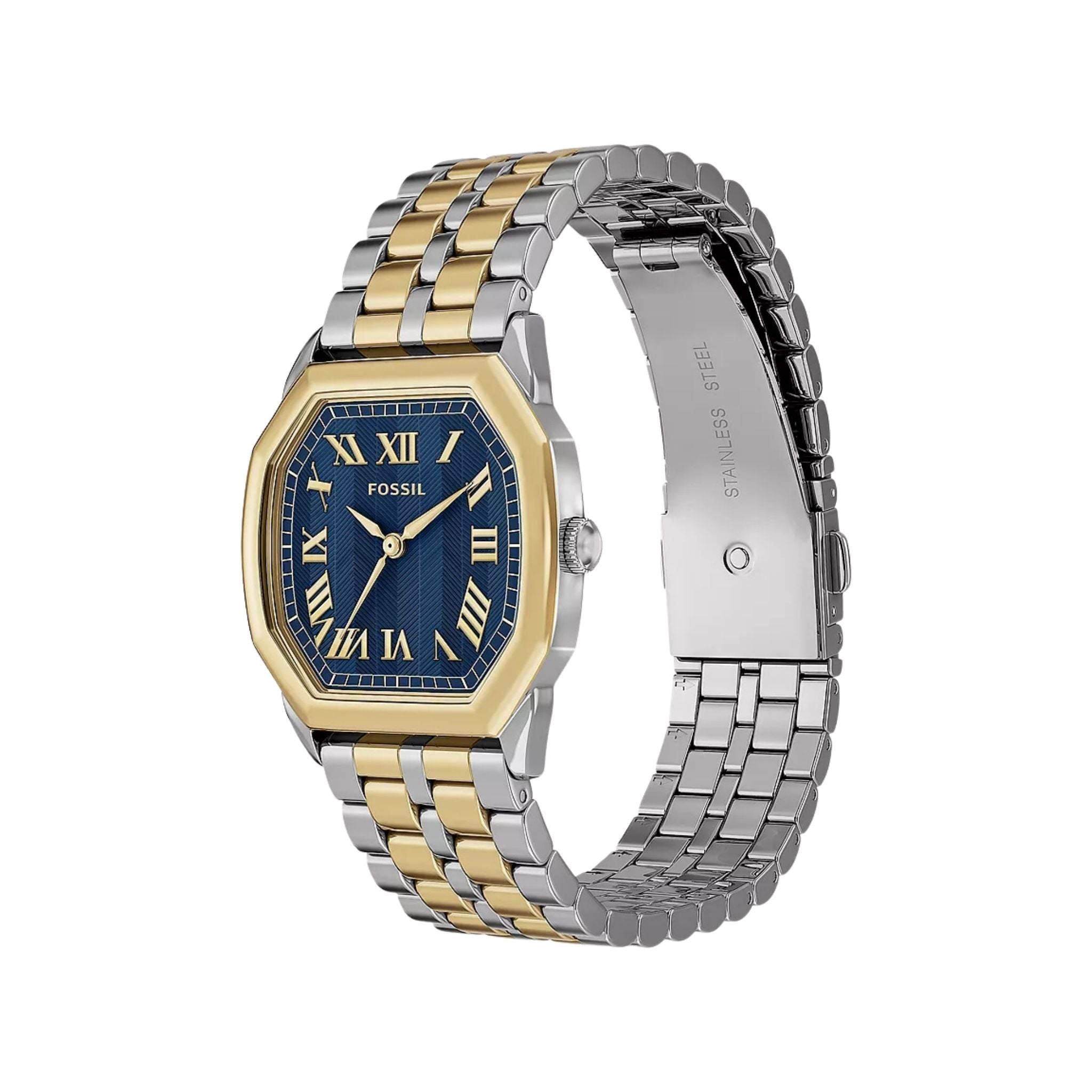Fossil Harlow Two-tone Navy Dial ES5480