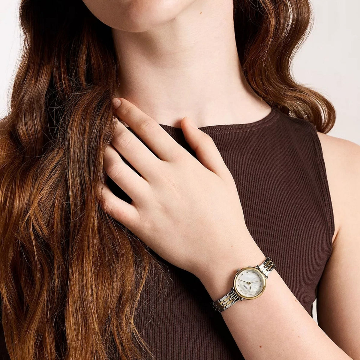 Fossil Heidi 26mm Two-Tone Stainless Steel Watch ES5500