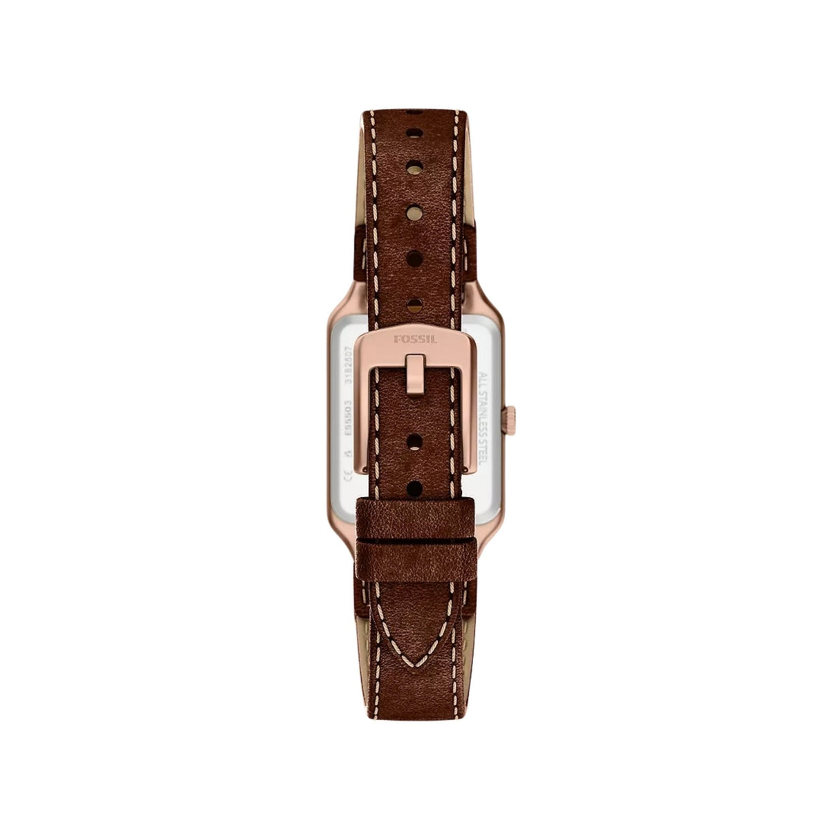 Fossil Raquel 23mm Date Brown Leather Watch ES5503