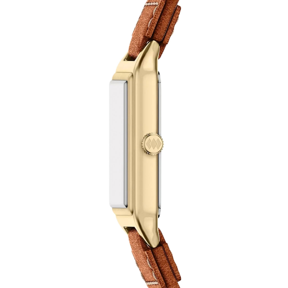 Fossil Raquel 23mm Date Medium Brown Leather Watch ES5504