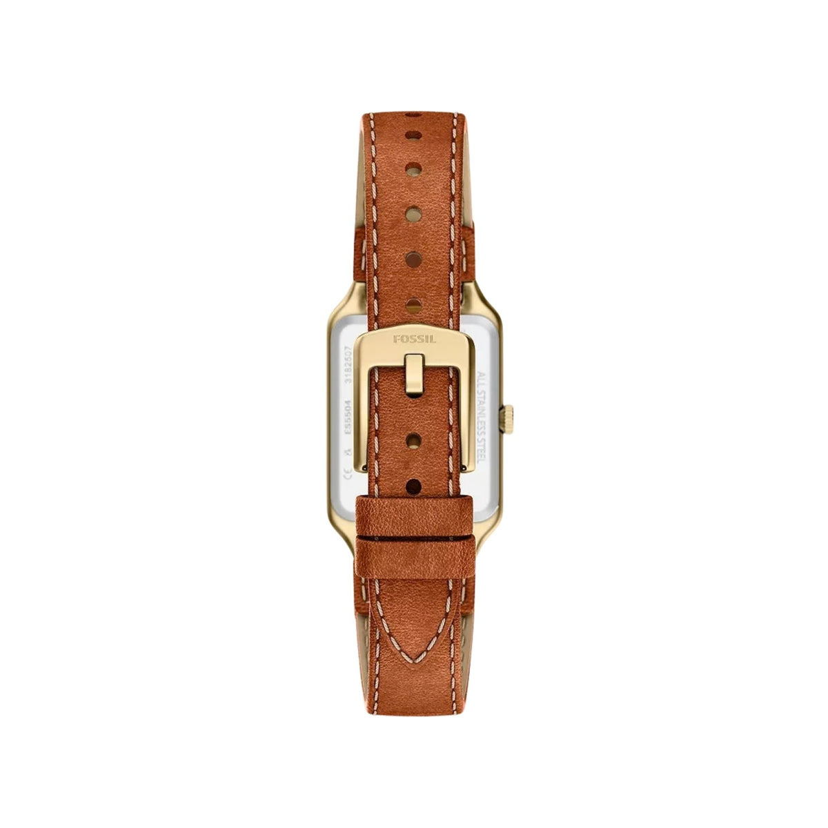 Fossil Raquel 23mm Date Medium Brown Leather Watch ES5504