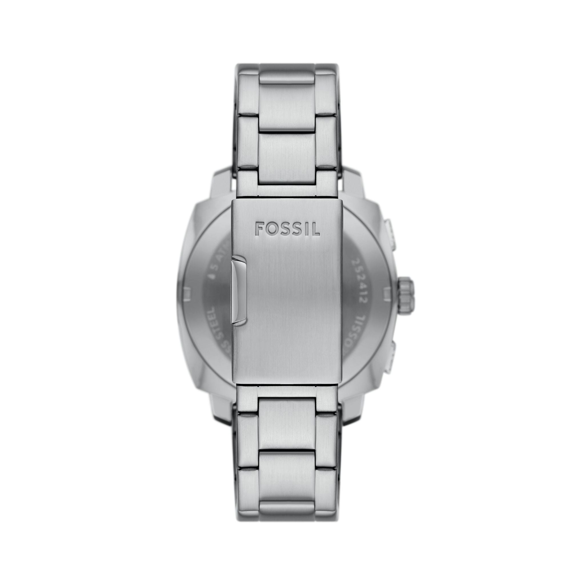 Fossil Machine Silver Black Dial FS6095