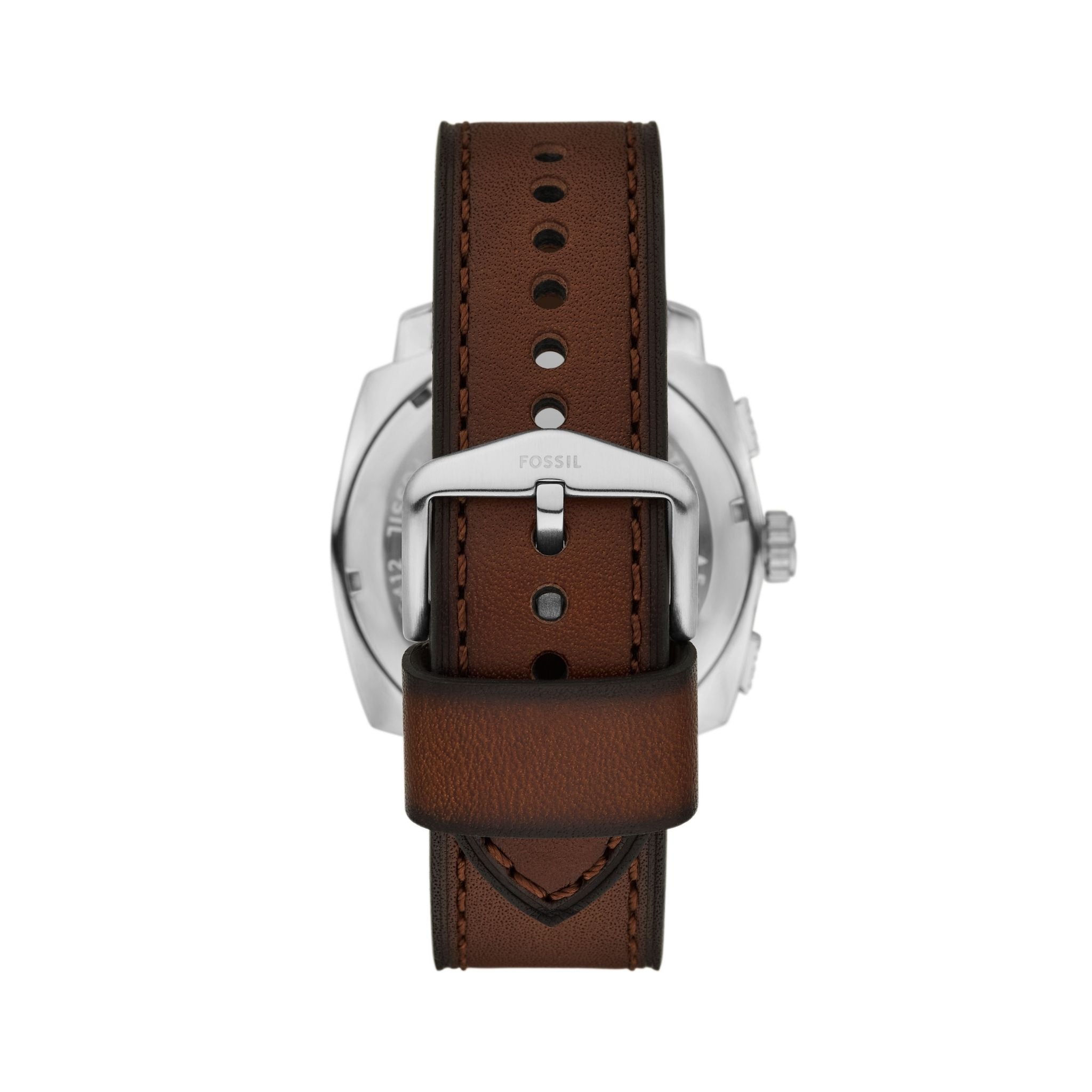Fossil Machine Brown Strap FS6100