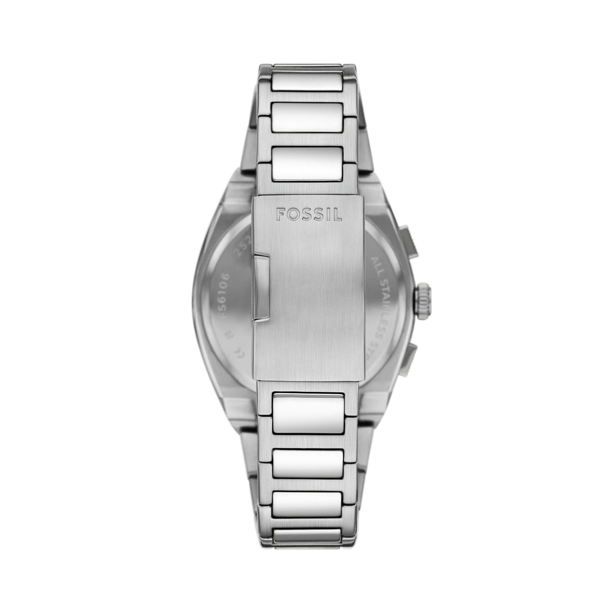 Fossil Everett Silver Blue Dial FS6104