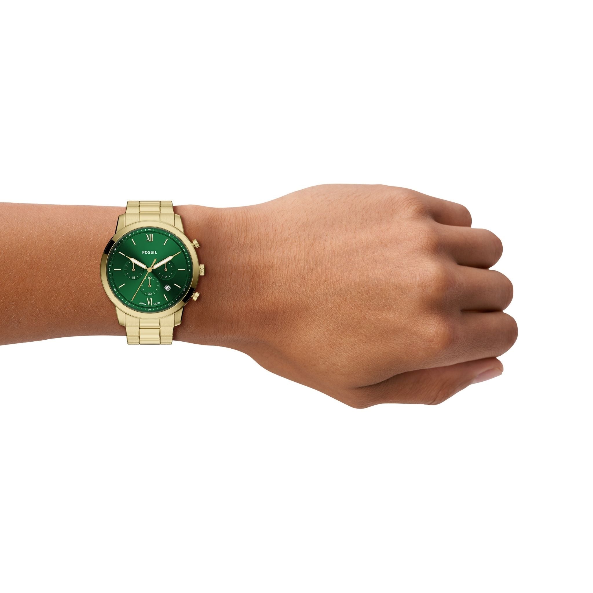 Fossil Neutra Gold Green Dial FS6164