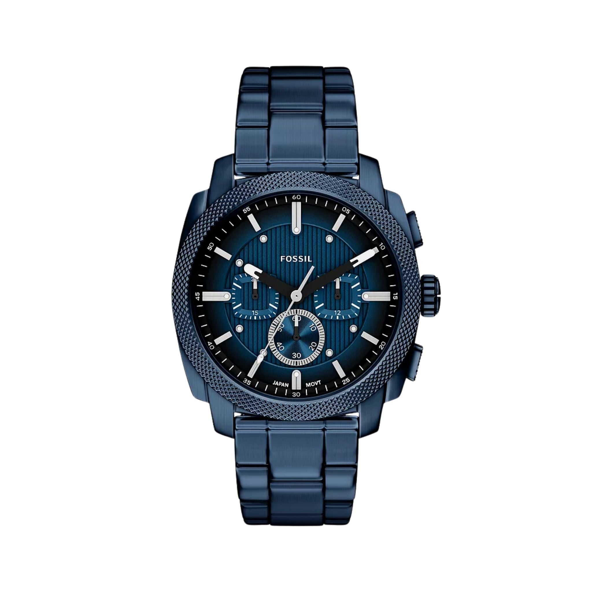 Fossil Machine Chronograph Navy Steel FS6167