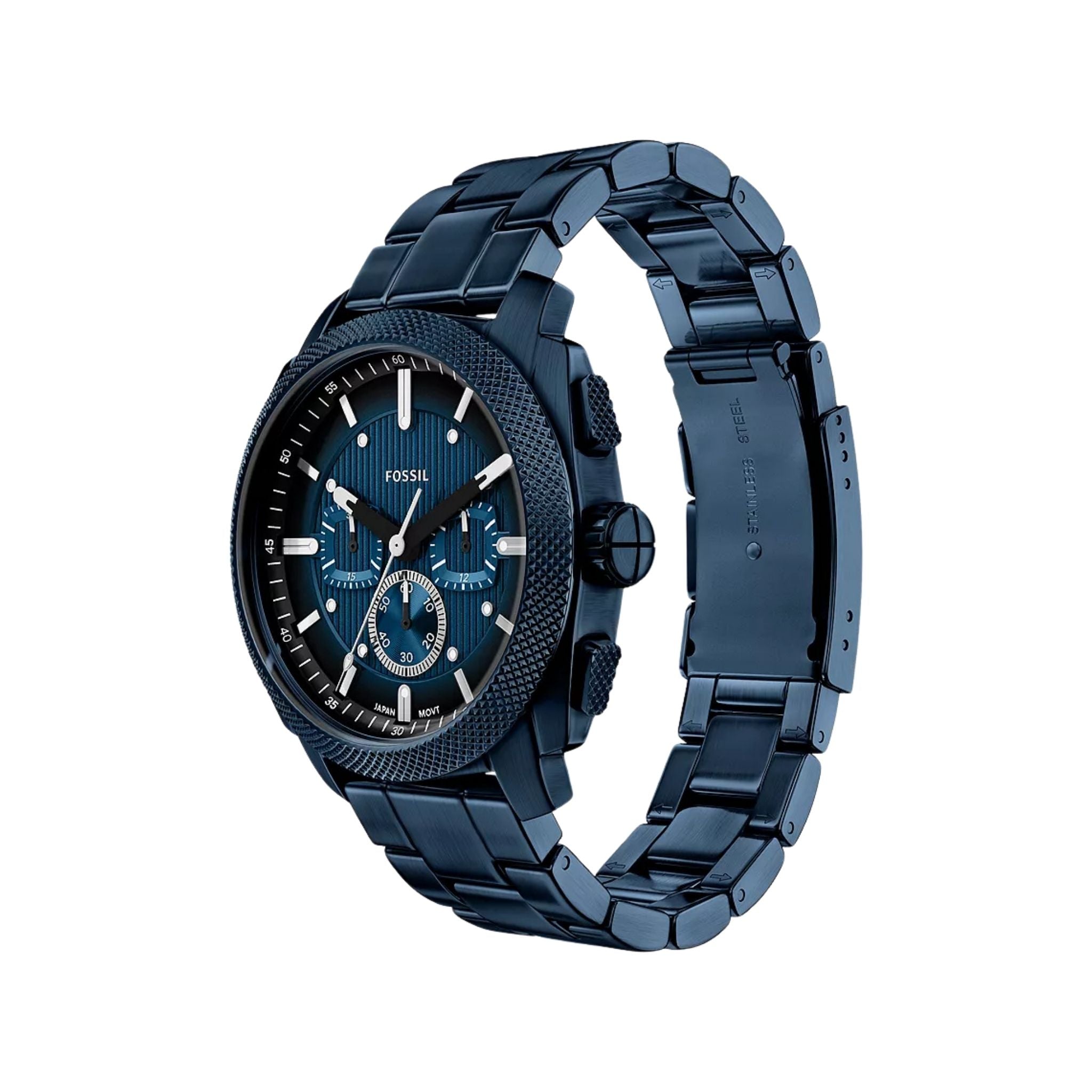 Fossil Machine Chronograph Navy Steel FS6167