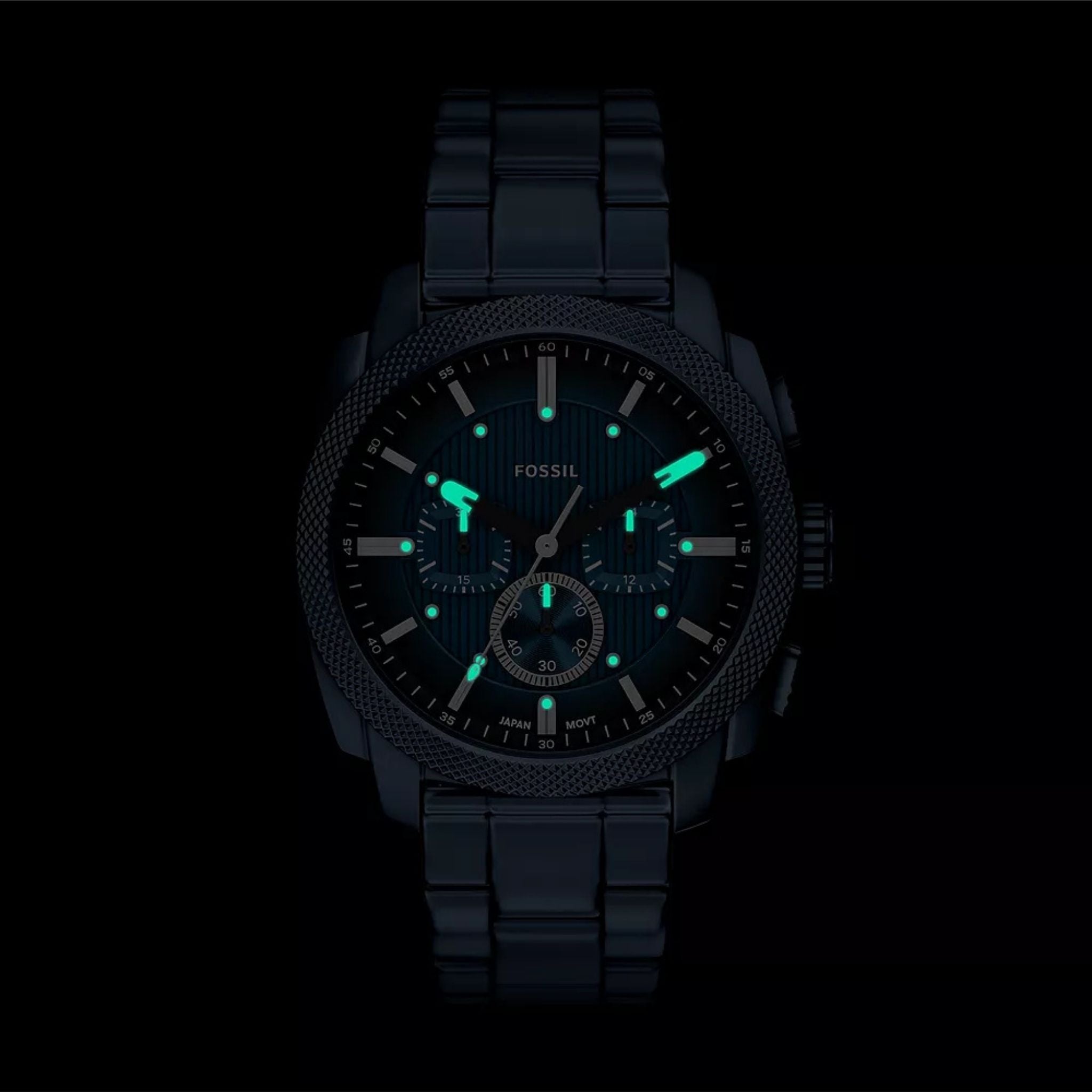 Fossil Machine Chronograph Navy Steel FS6167