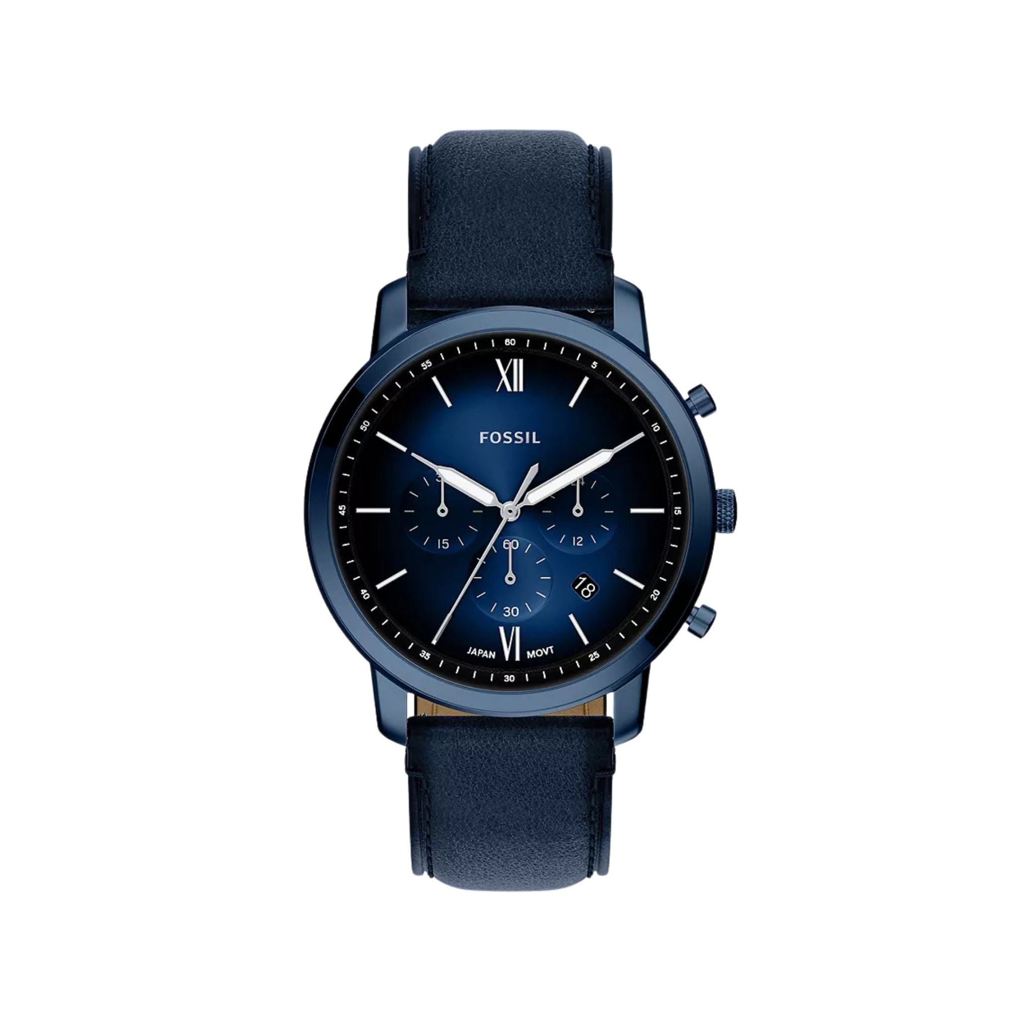 Fossil Neutra Chronograph Navy Leather FS6168