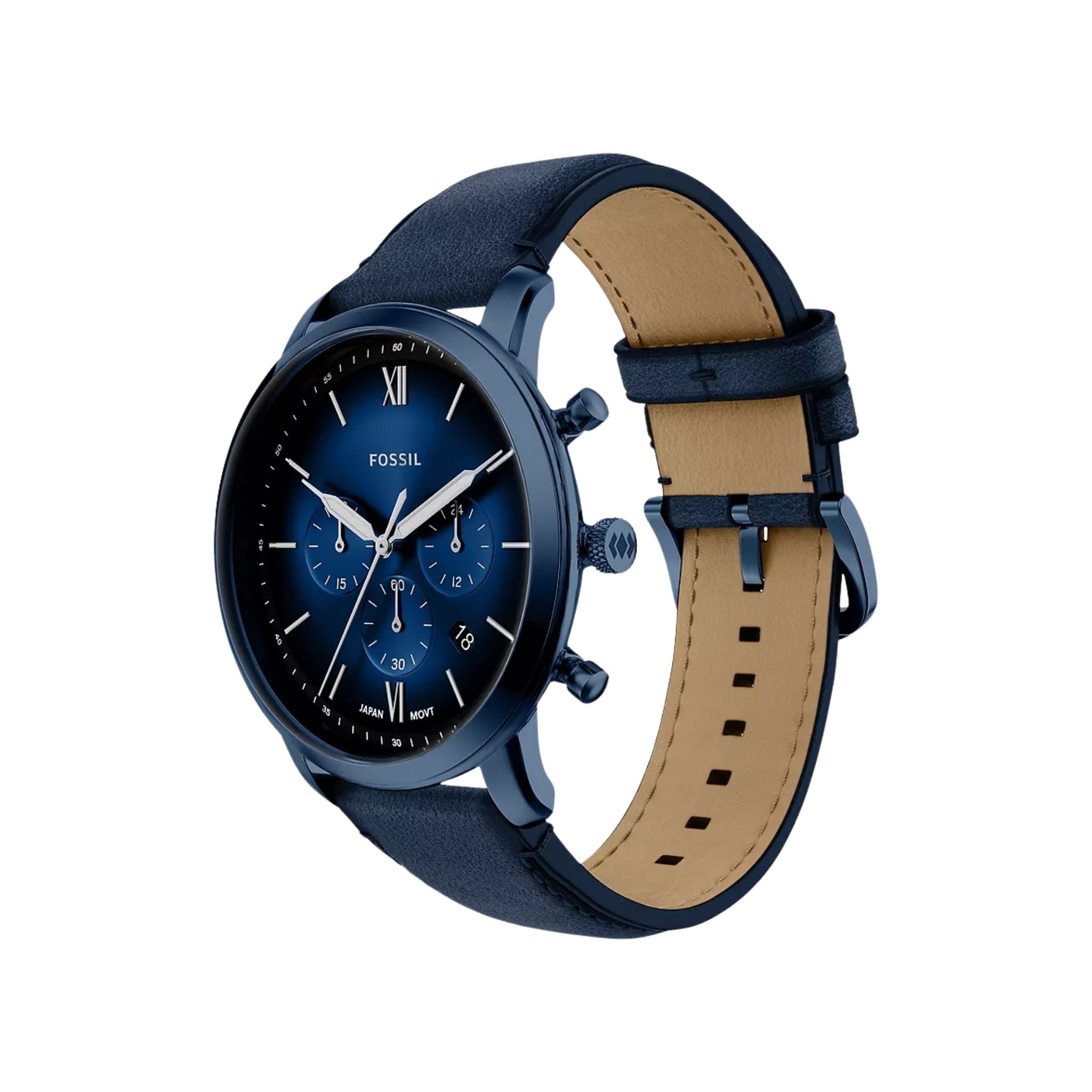 Fossil Neutra Chronograph Navy Leather FS6168
