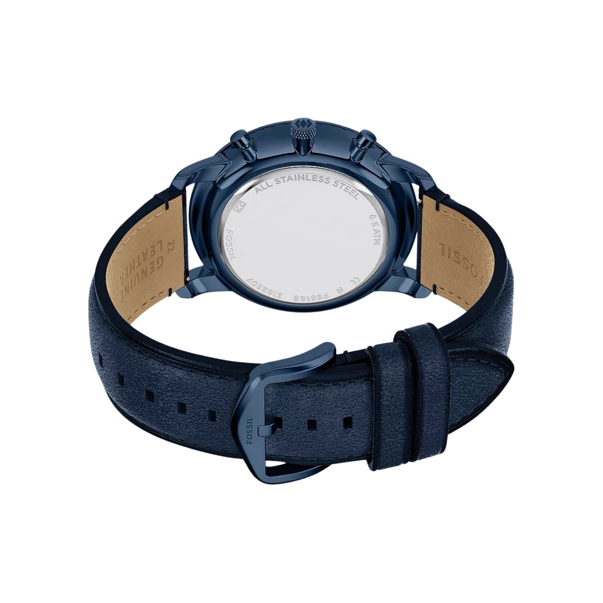Fossil Neutra Chronograph Navy Leather FS6168