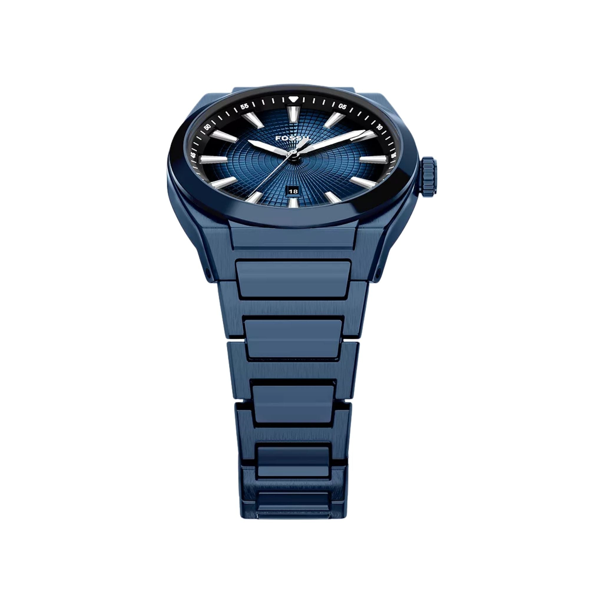 Fossil Everett Navy Steel FS6169