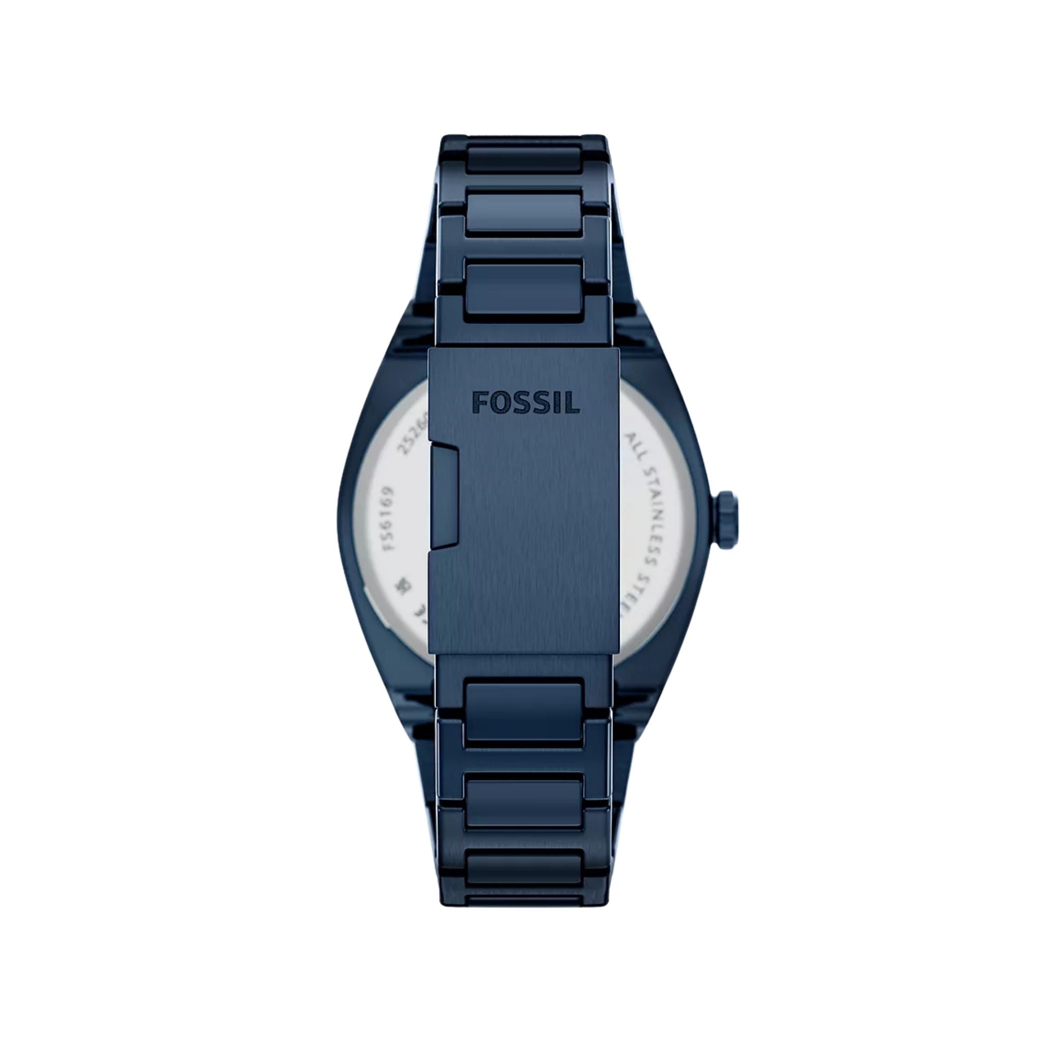 Fossil Everett Navy Steel FS6169