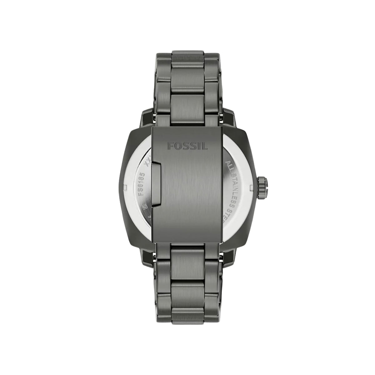 Fossil Machine 41mm Date Smoke Stainless Steel FS6185