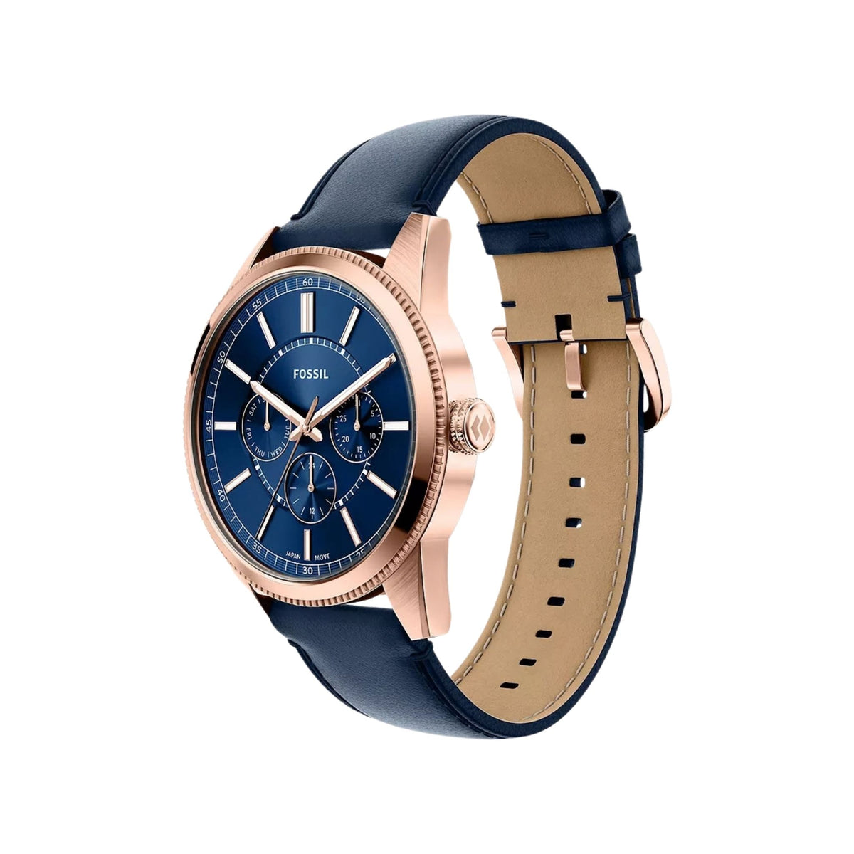 Fossil Pearson 42mm Multifunction Navy Leather FS6196
