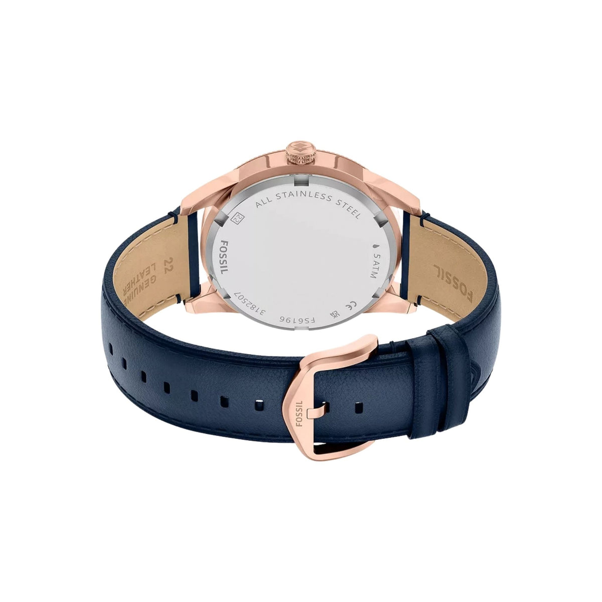Fossil Pearson 42mm Multifunction Navy Leather FS6196