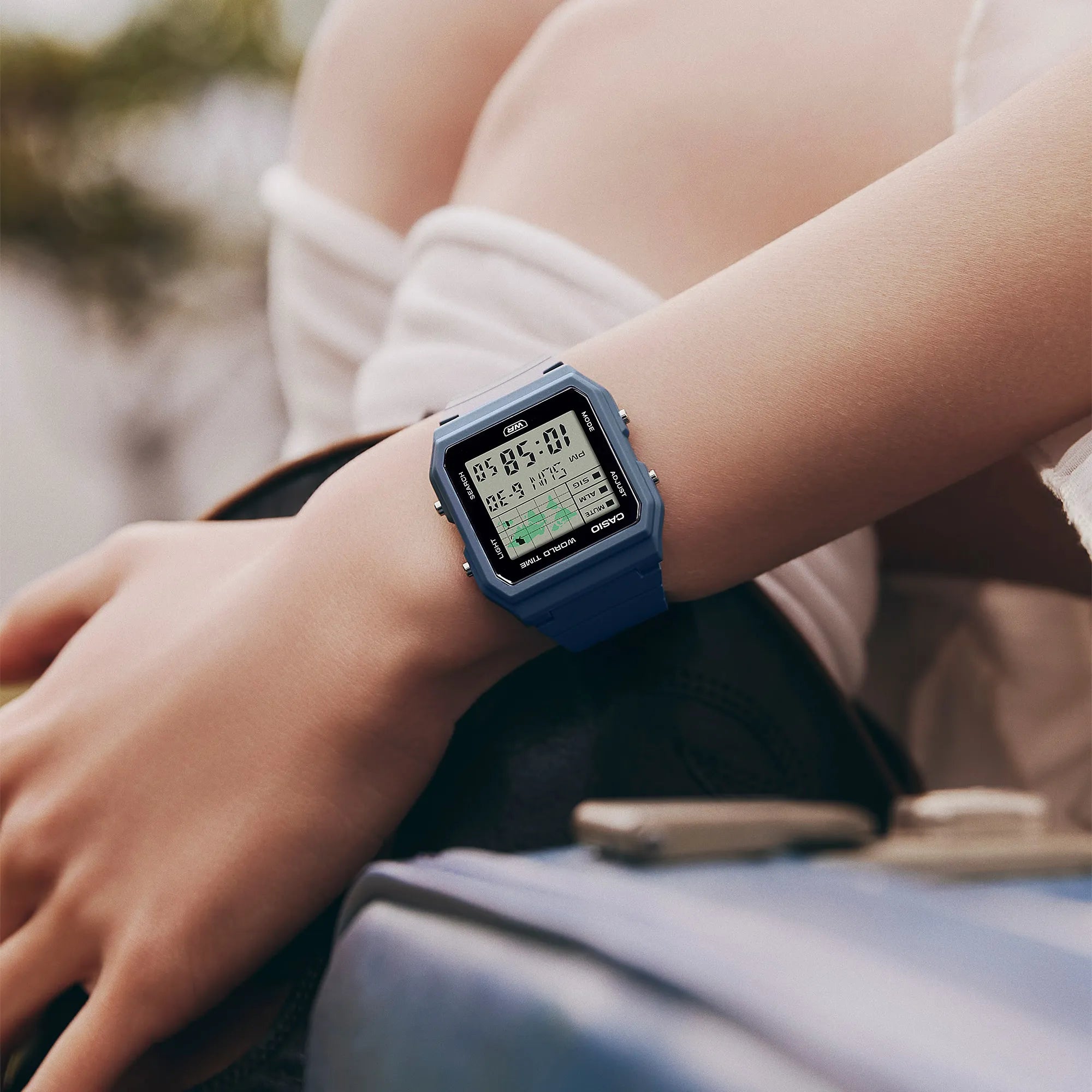 Casio Pop LF-30W-2AEF Blue Digital Unisex Watch