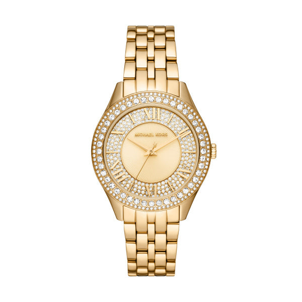 Michael Kors Harlowe Gold dial Ladies watch - MK4709