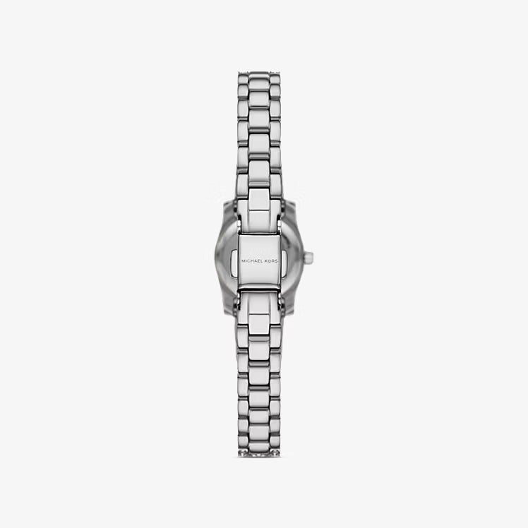 Michael Kors MK4864 Mini Lexington Pavé Silver-Tone Crystal Watch