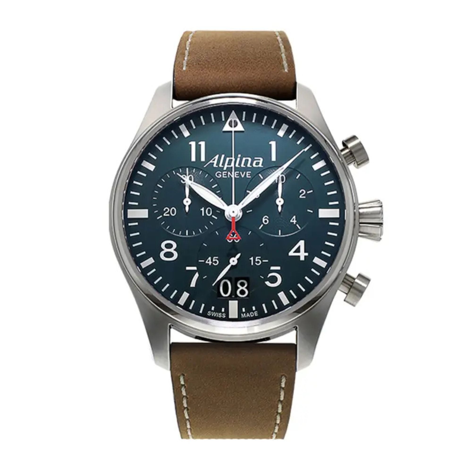 Alpina Men's Startimer Pilot Big Date Chronograph watch - AL-372N4S6