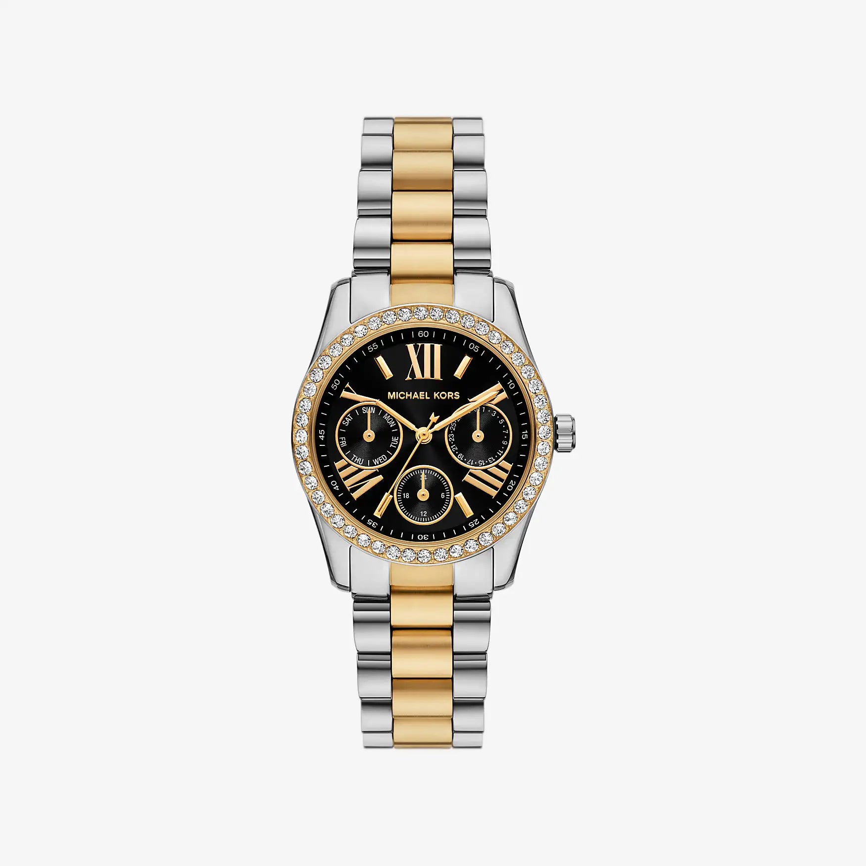 Michael Kors MK4925 Mini Lexington Pavé Two-Tone Watch